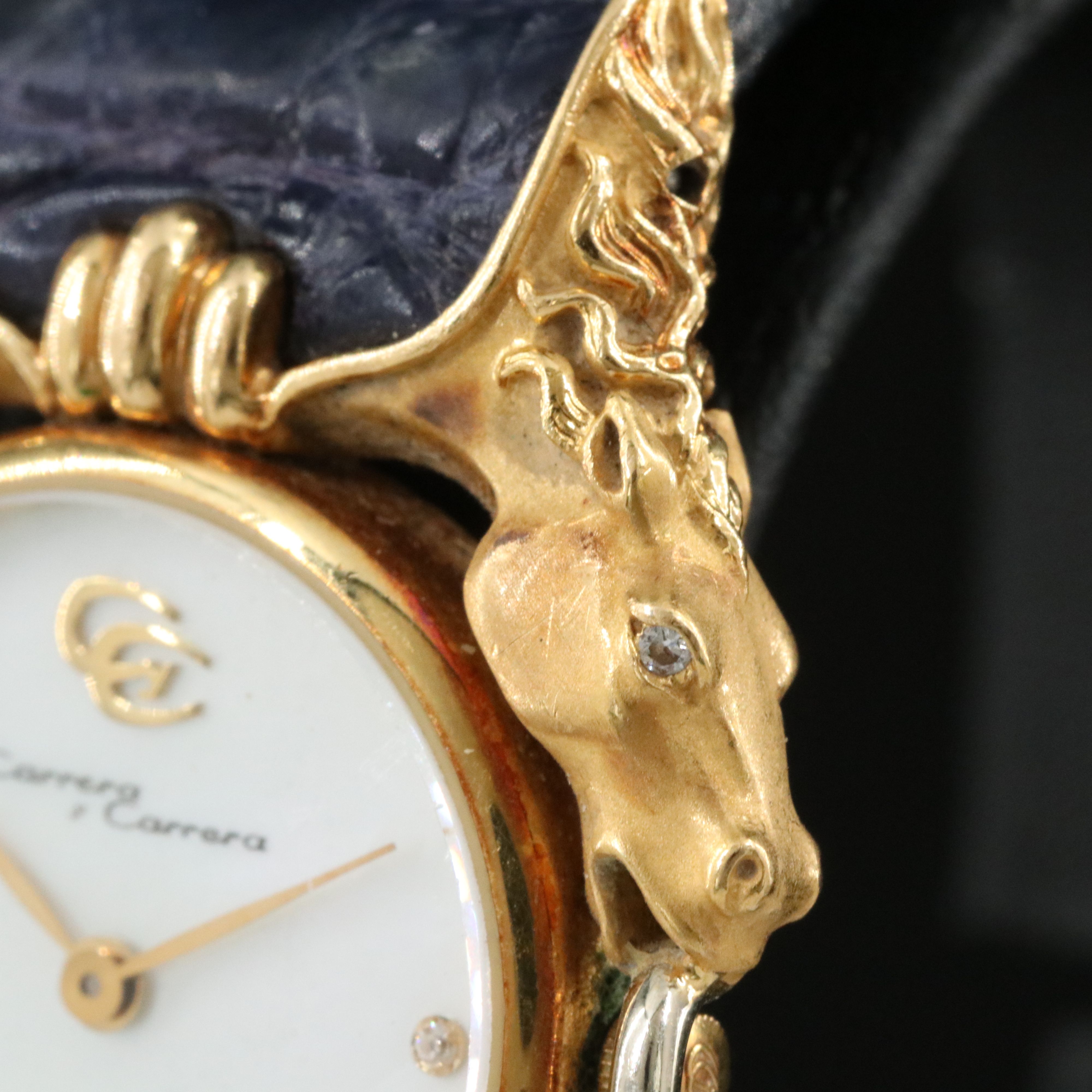 Carrera y Carrera Caballos Diamond 18K Watch