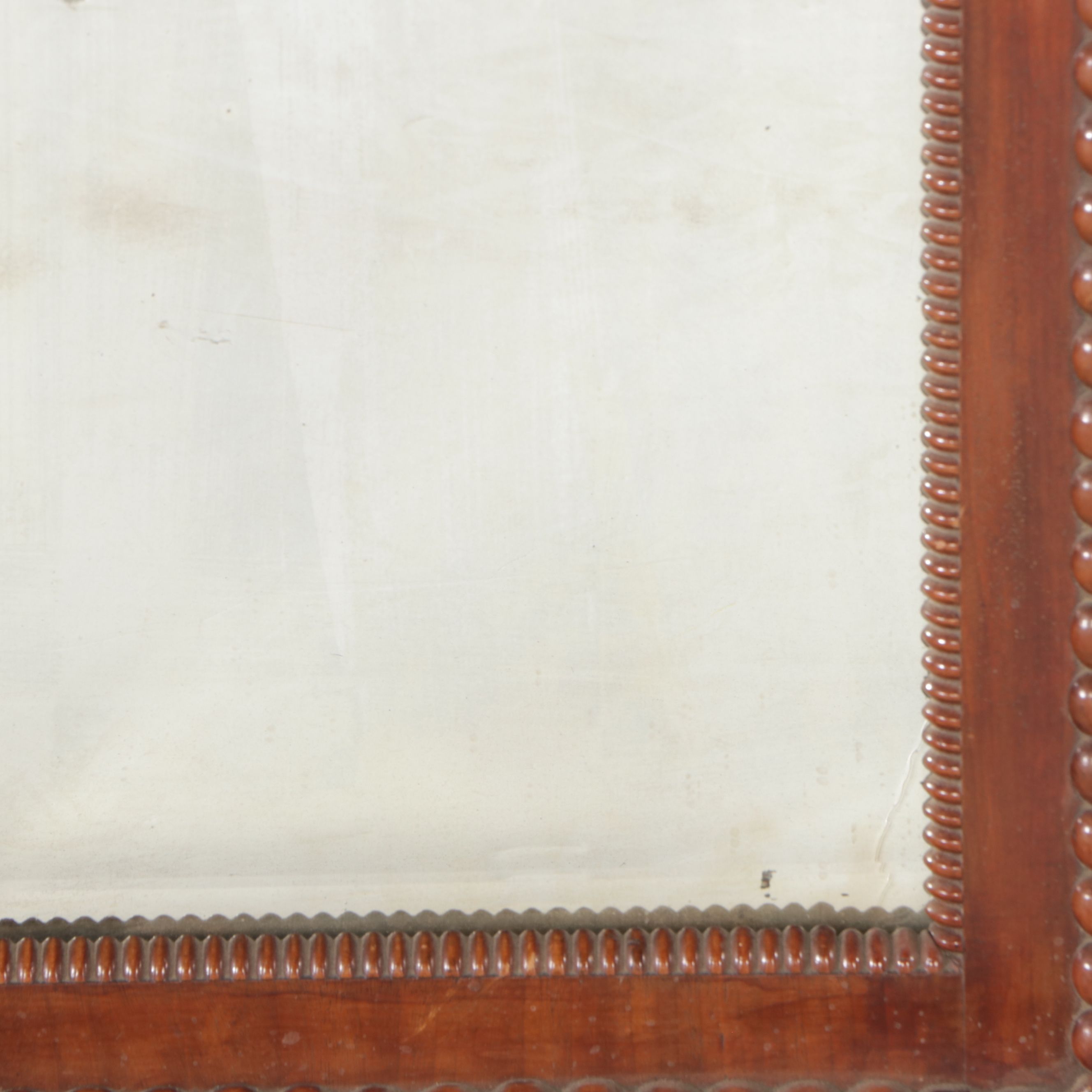 Carved Wooden Arched Wall Mirror, Late 19th/Early 20th Century