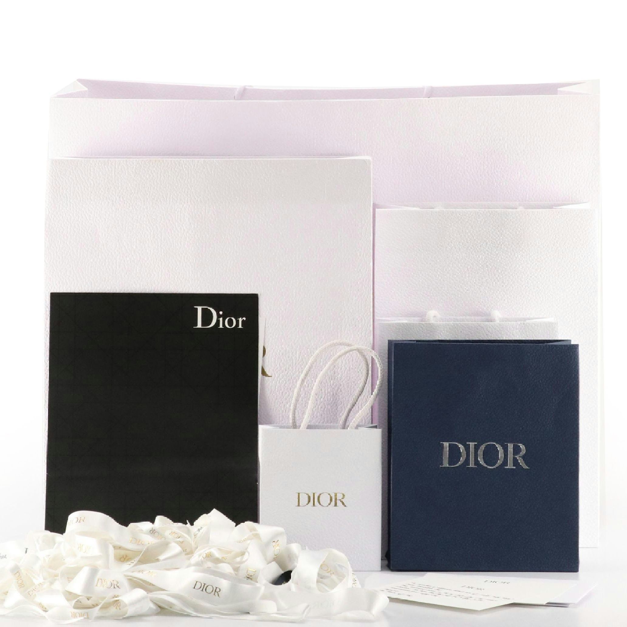 Christian Dior Retail Gift Bags, Folders, Envelopes and Ribbons