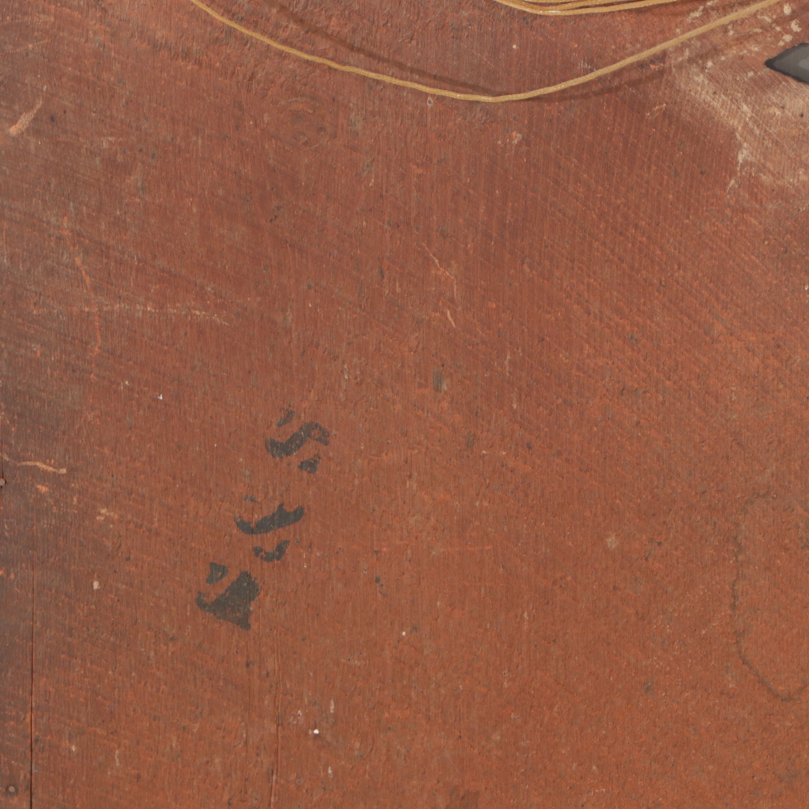 Carved Wooden Arched Wall Mirror, Late 19th/Early 20th Century