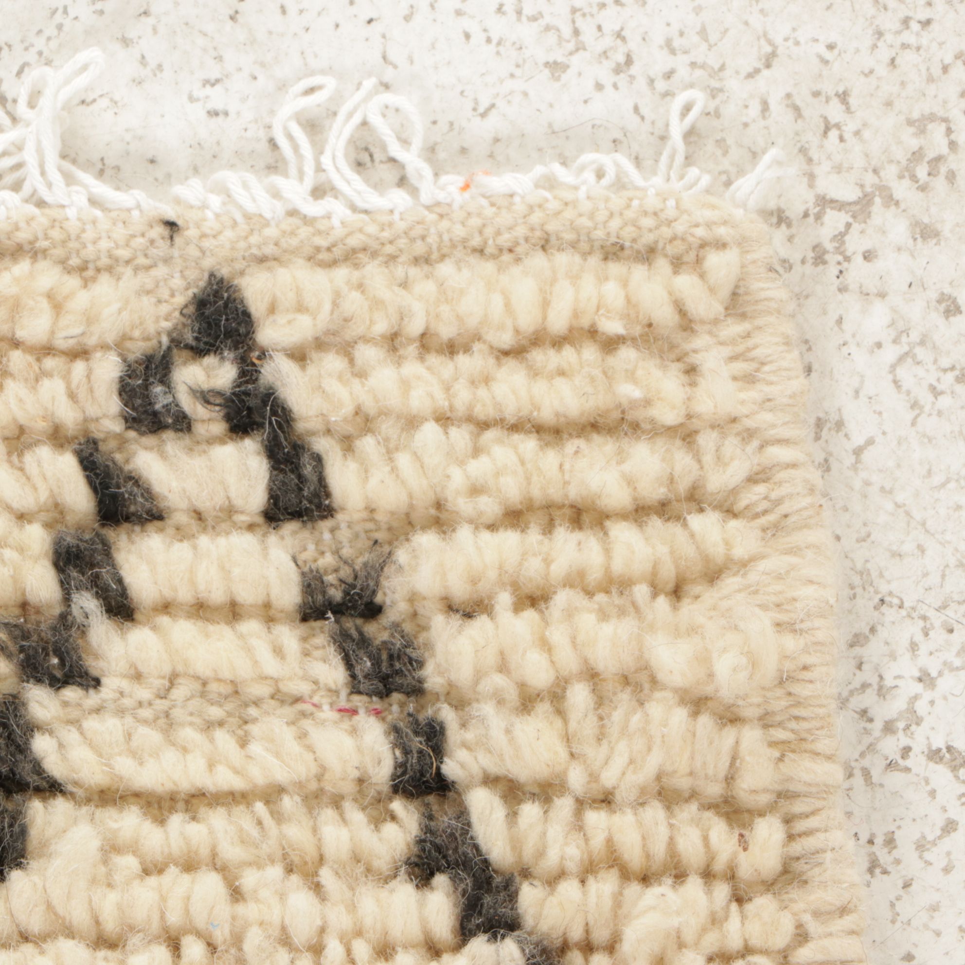 Four Hand-Knotted Moroccan Berber Accent Rugs
