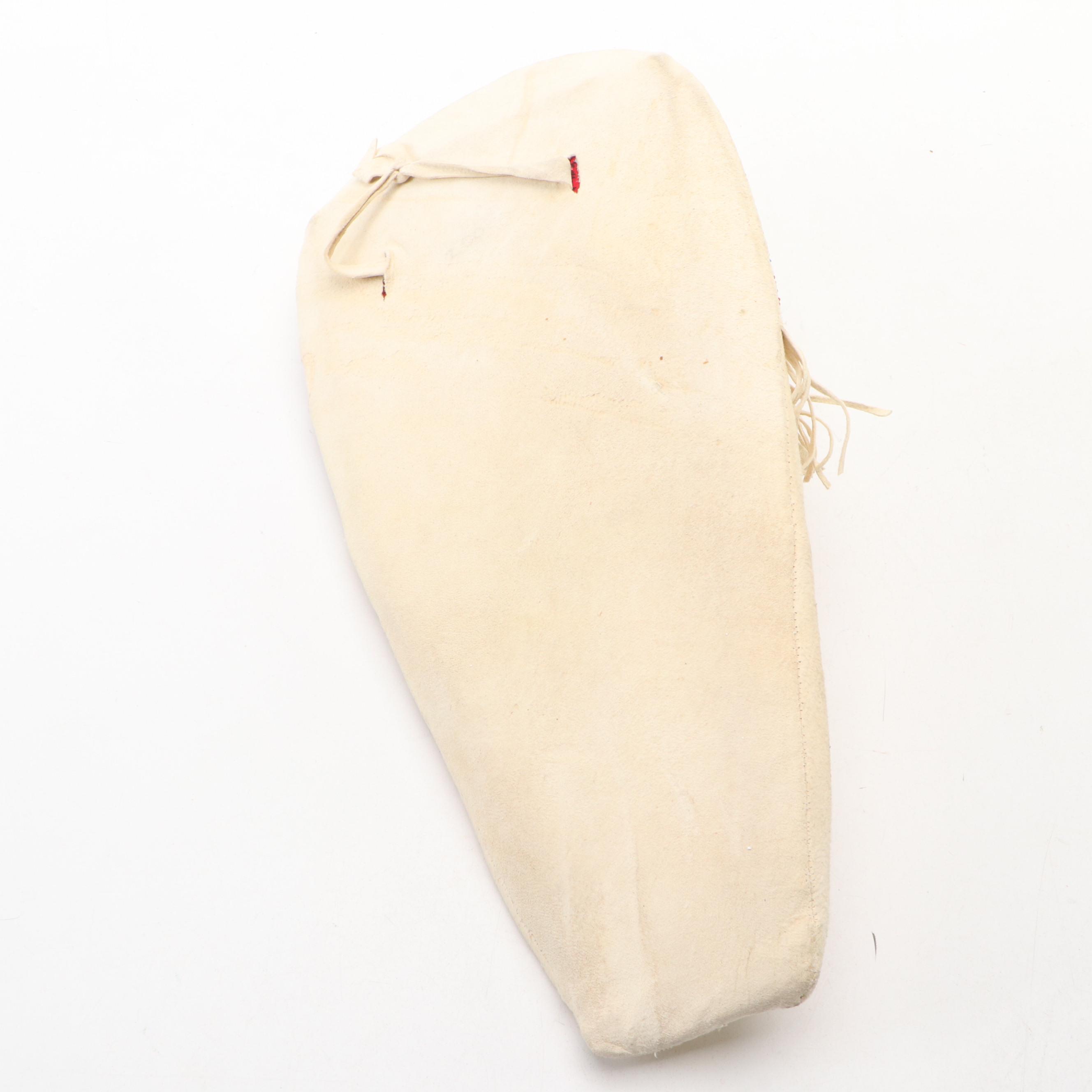 June Goodnow Sioux Bisque Dolls with Beaded Clothing, 20th Century