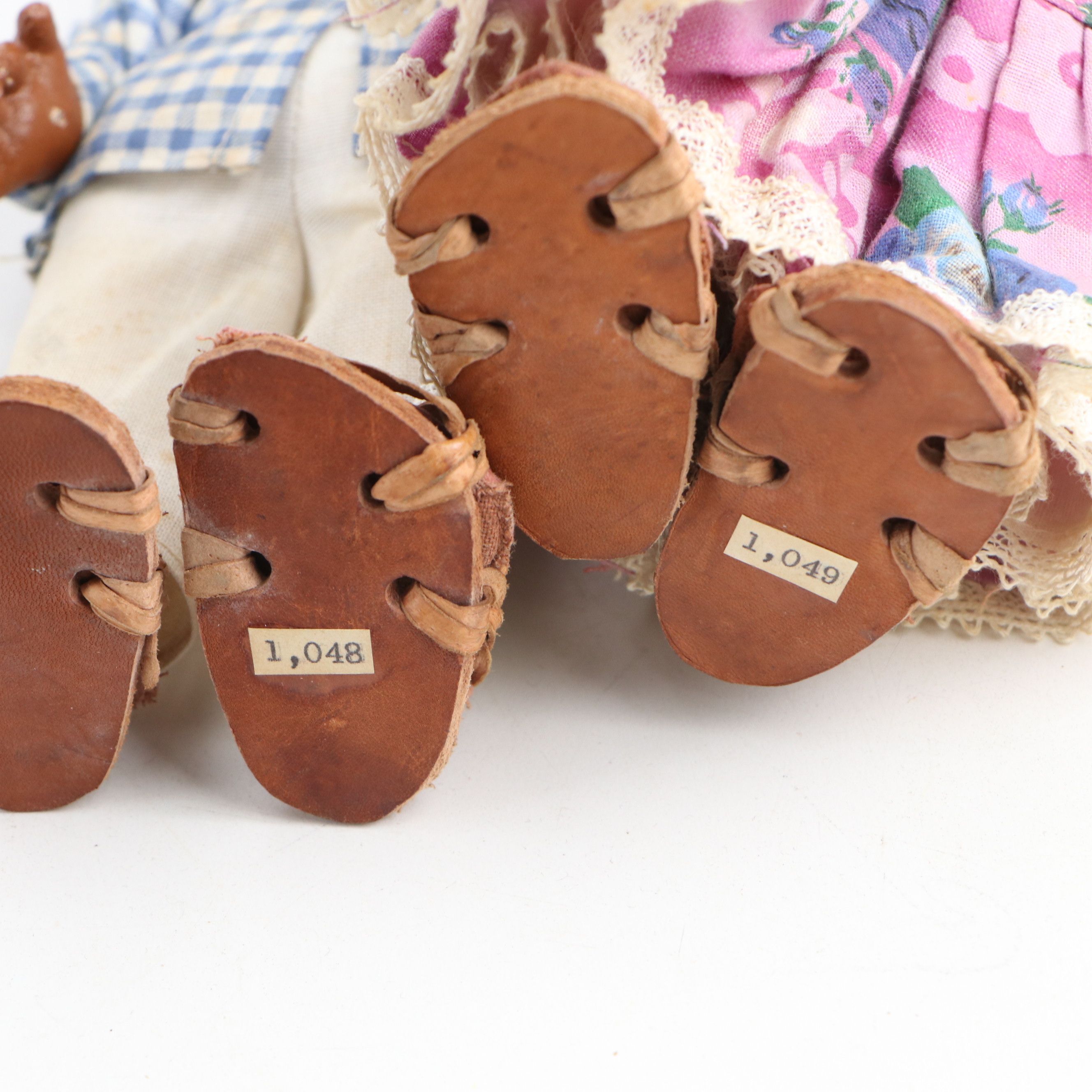 Joao Perotti Felted Brazilian Doll with Other Peruvian and Mexican Dolls