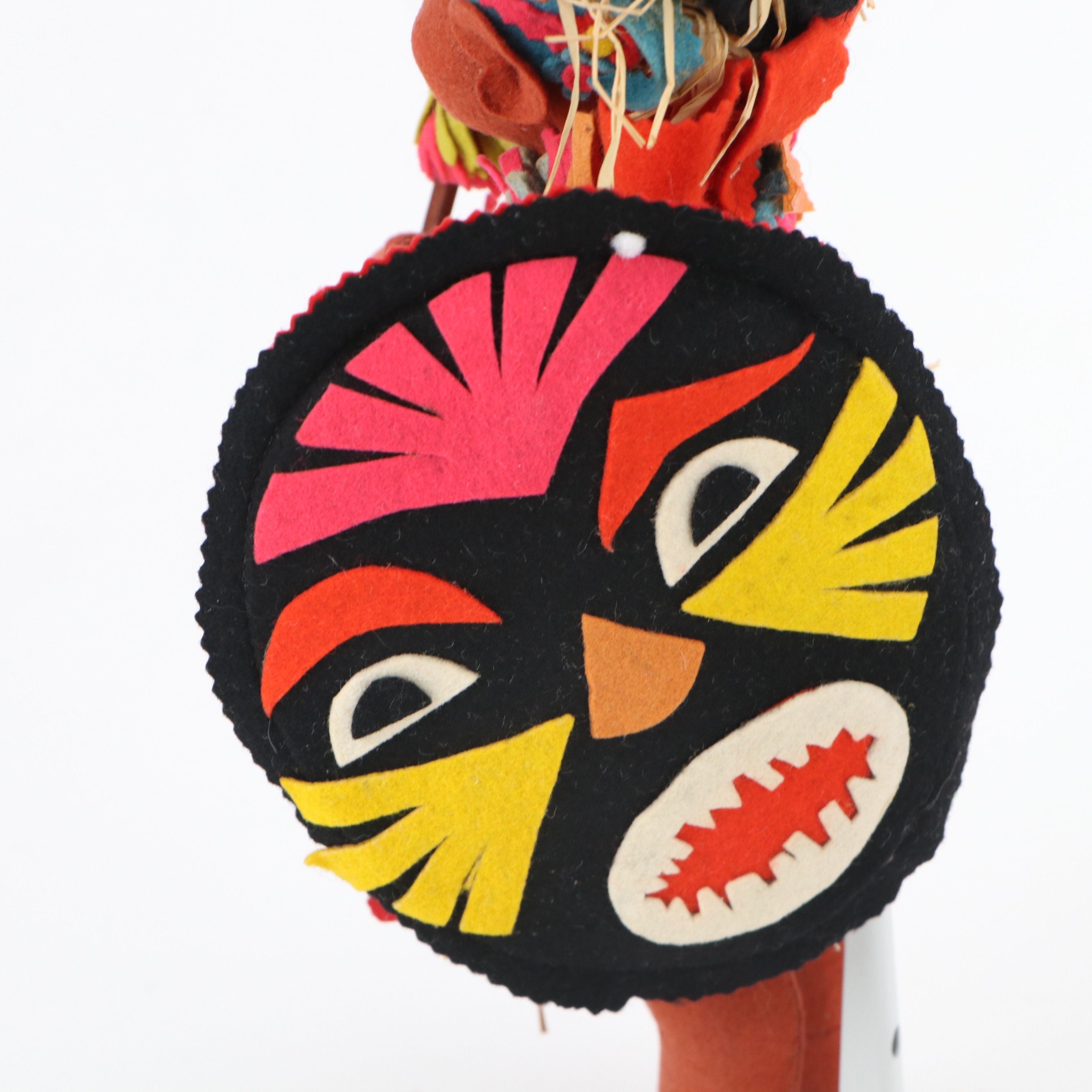 Joao Perotti Felted Brazilian Doll with Other Peruvian and Mexican Dolls