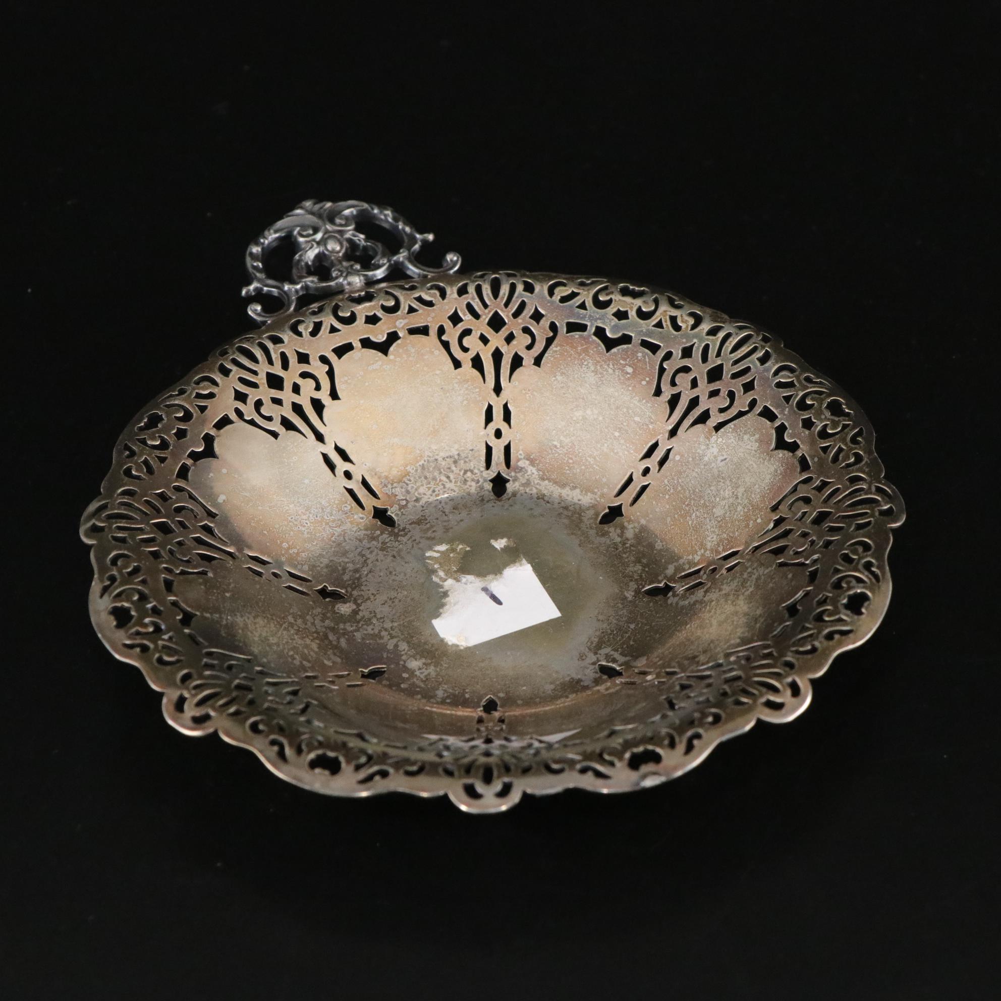 Filigree Silver Plate Collection Includes William Rogers Bottle Coaster