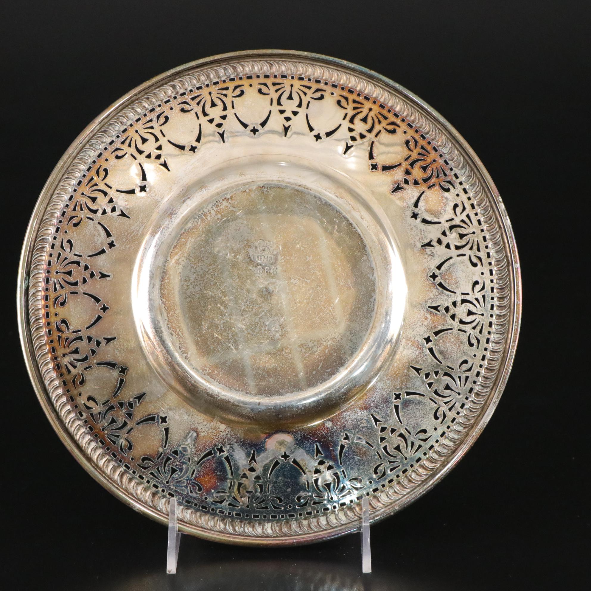 Filigree Silver Plate Collection Includes William Rogers Bottle Coaster