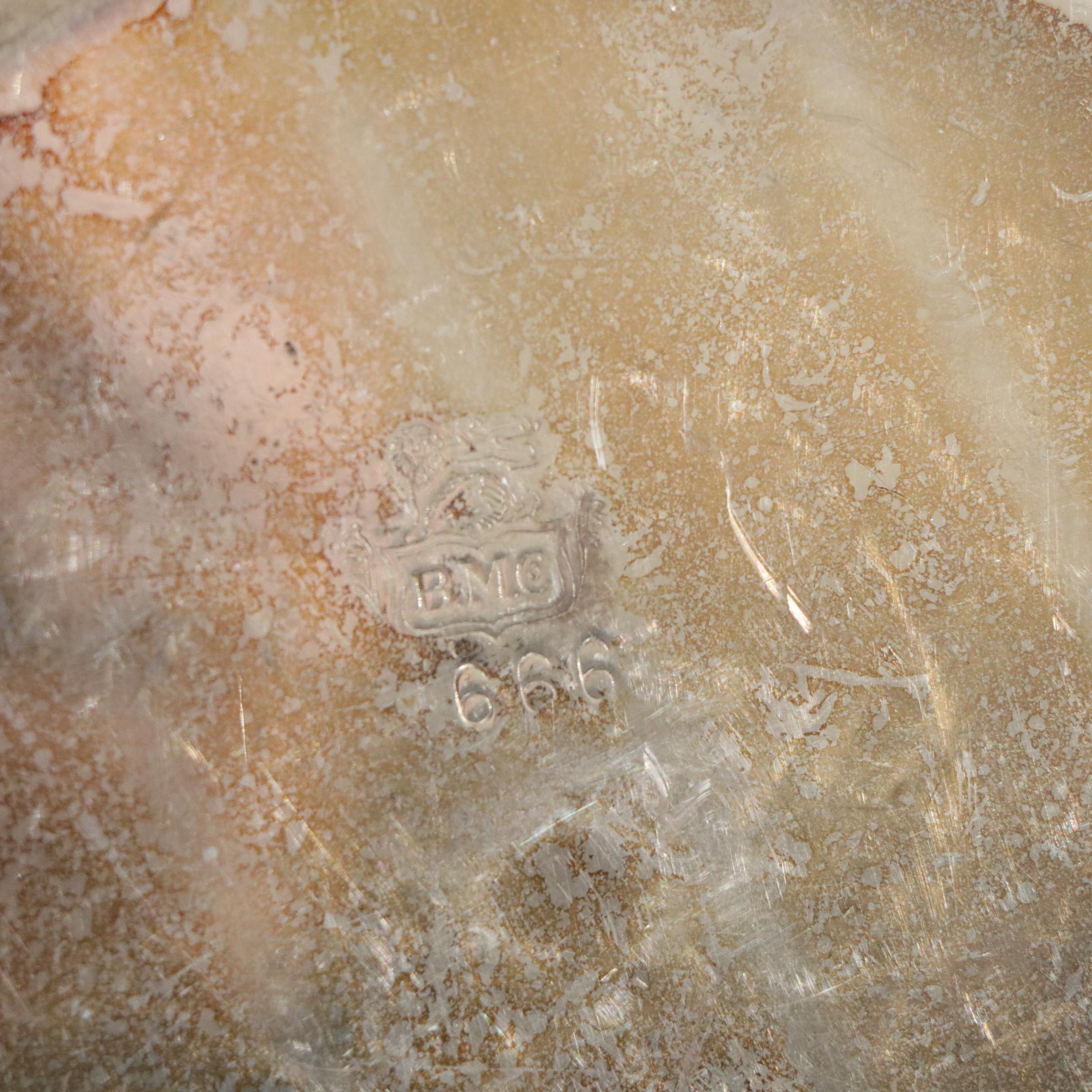 Filigree Silver Plate Collection Includes William Rogers Bottle Coaster