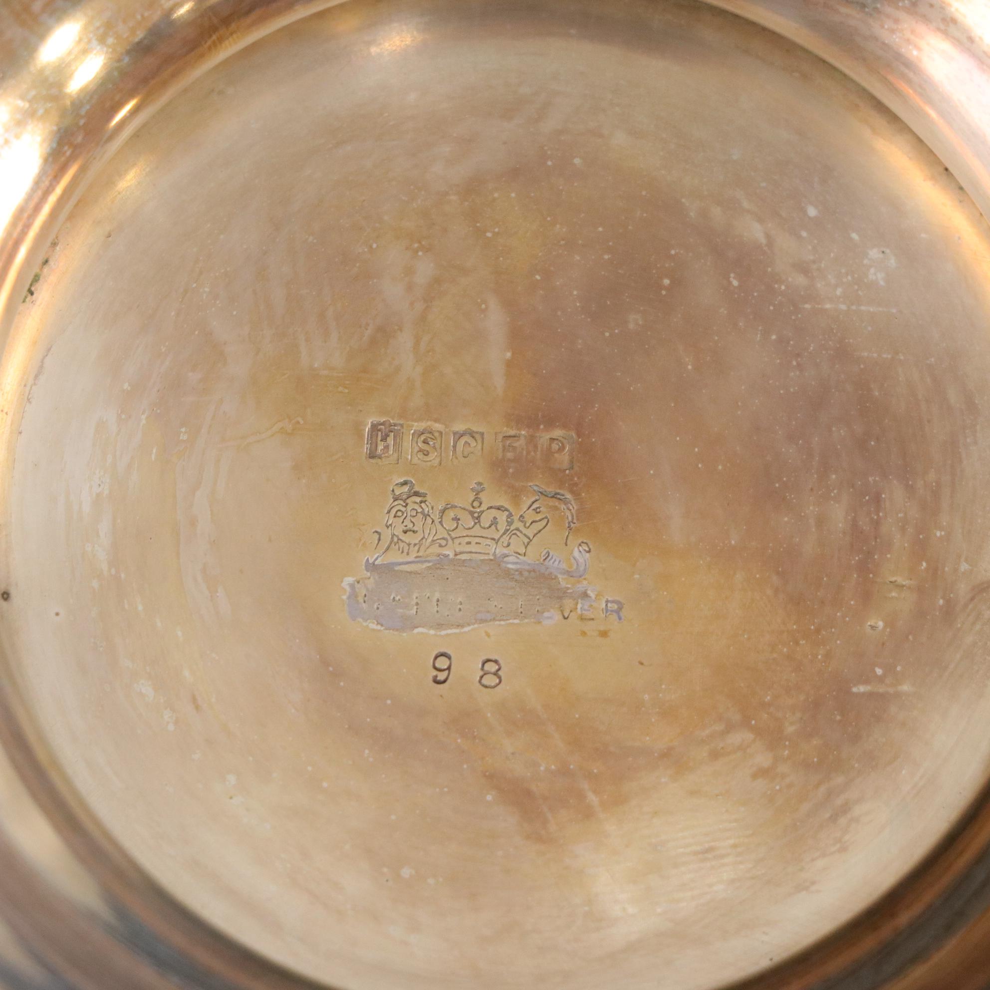 Filigree Silver Plate Collection Includes William Rogers Bottle Coaster