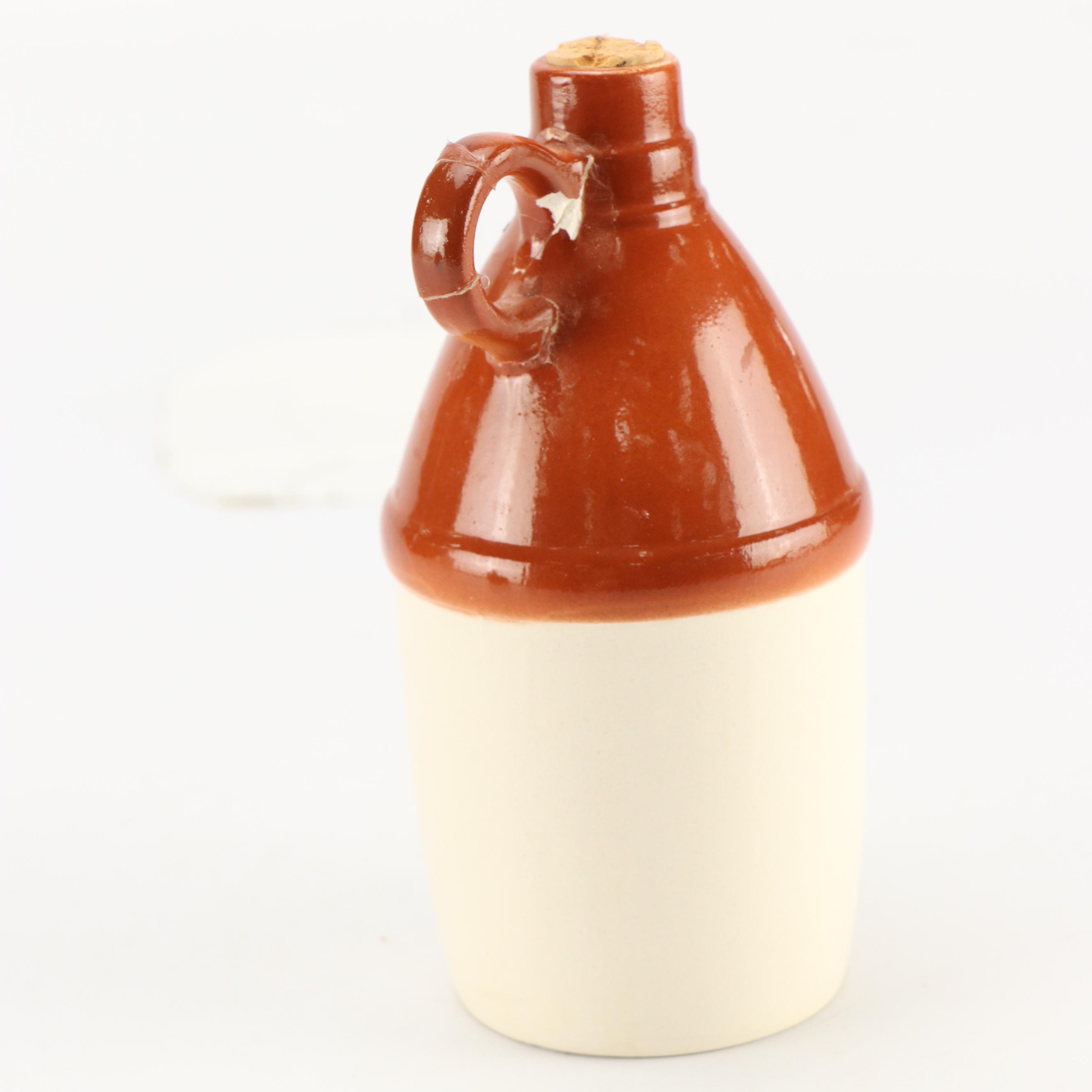 Port-Dundas Pottery Glengarry Scotch Whisky and Other Jug with Stoneware Bowls