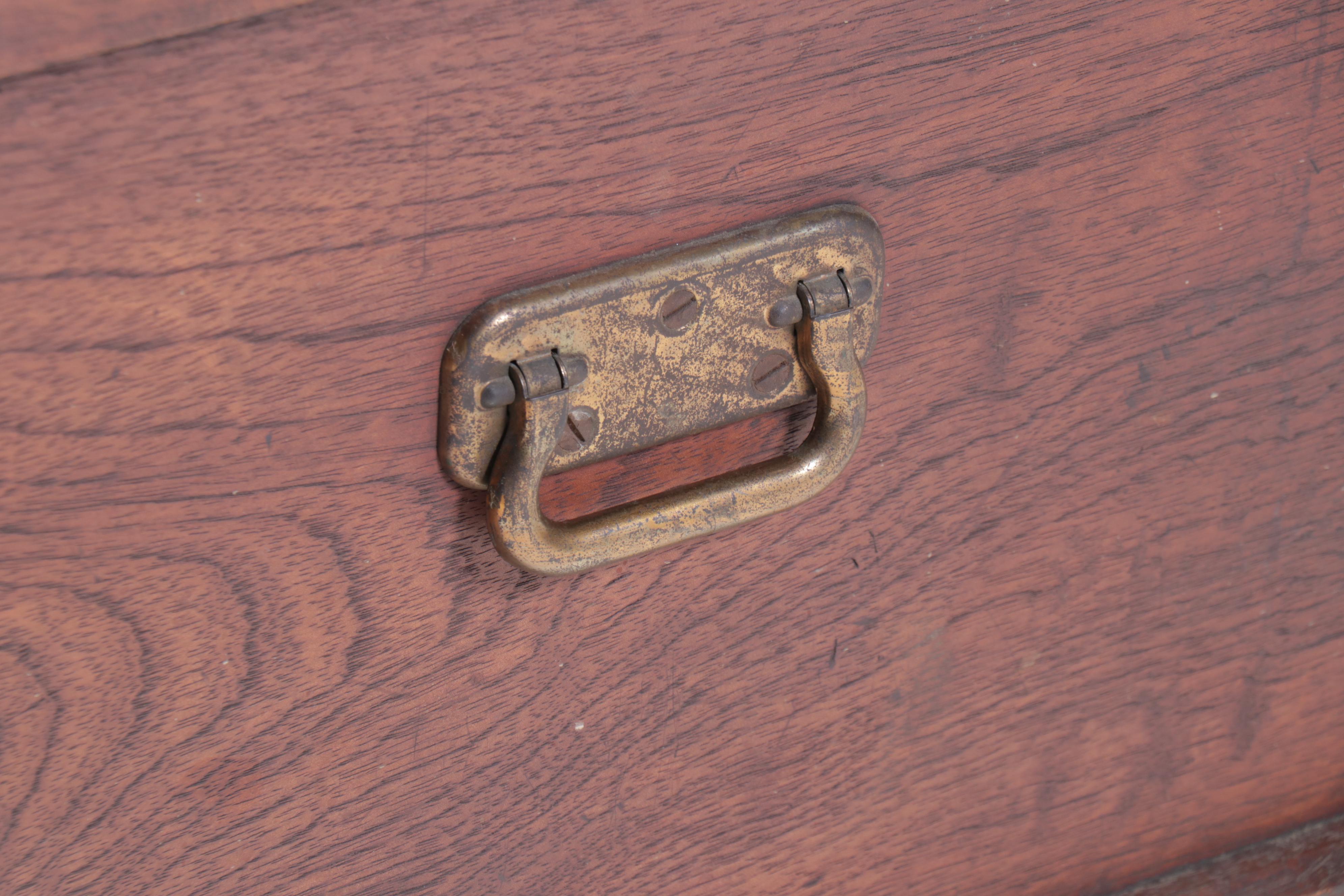 Campaign Style Wooden Trunk