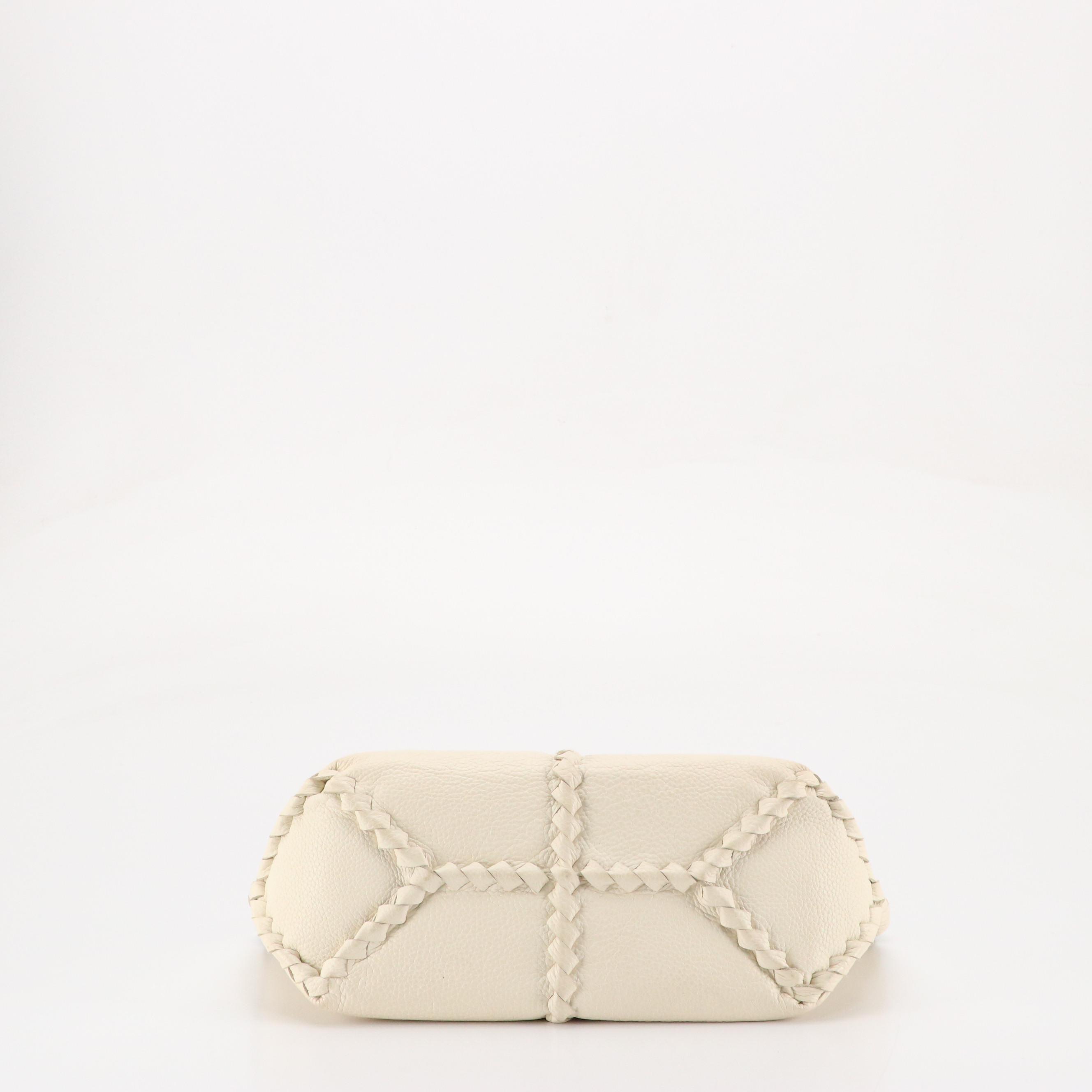 Bottega Veneta Cervo Deerskin Leather Zip-Top Shoulder Bag