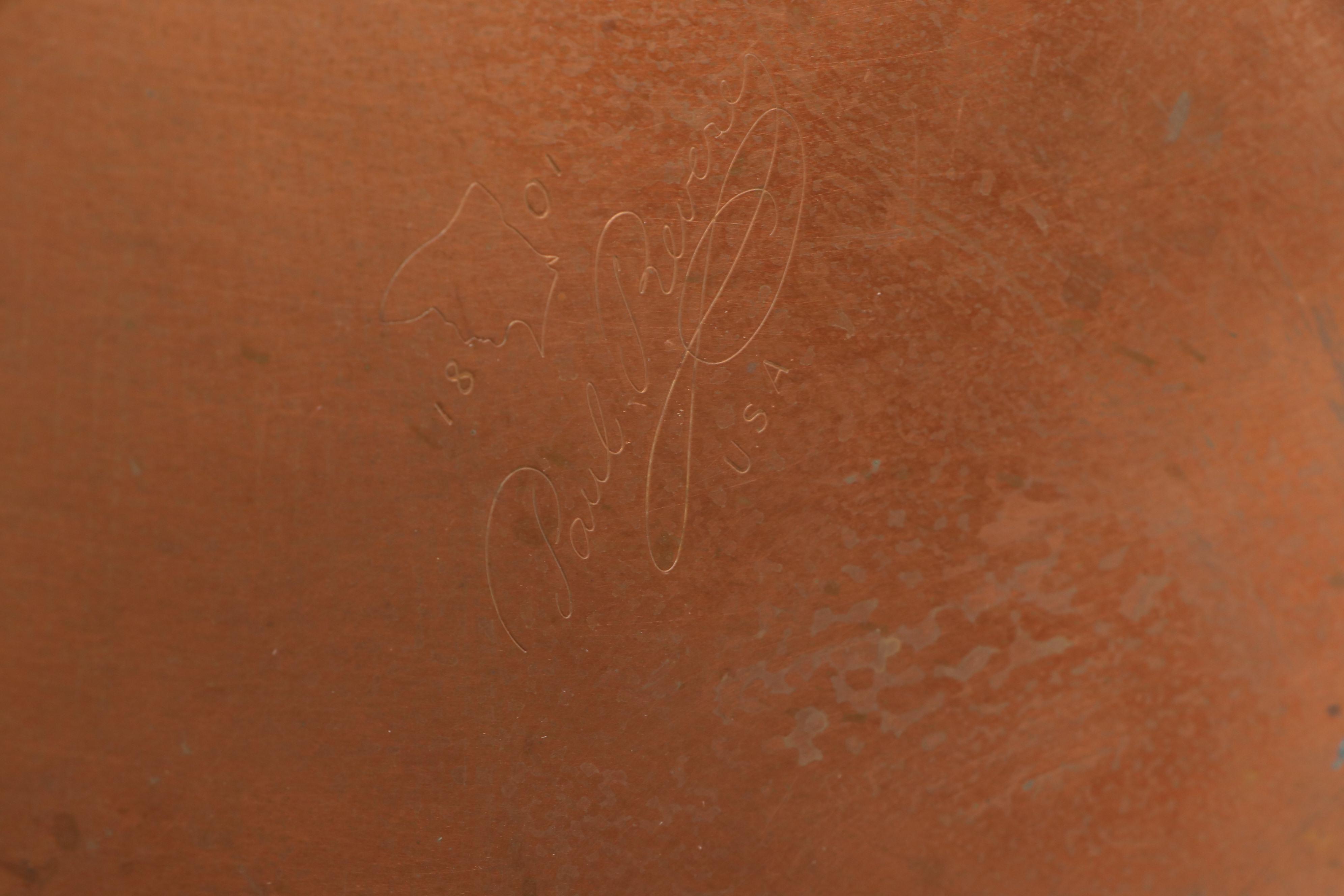 Paul Revere Copper Finish Pan with Other Cookware and Bowls