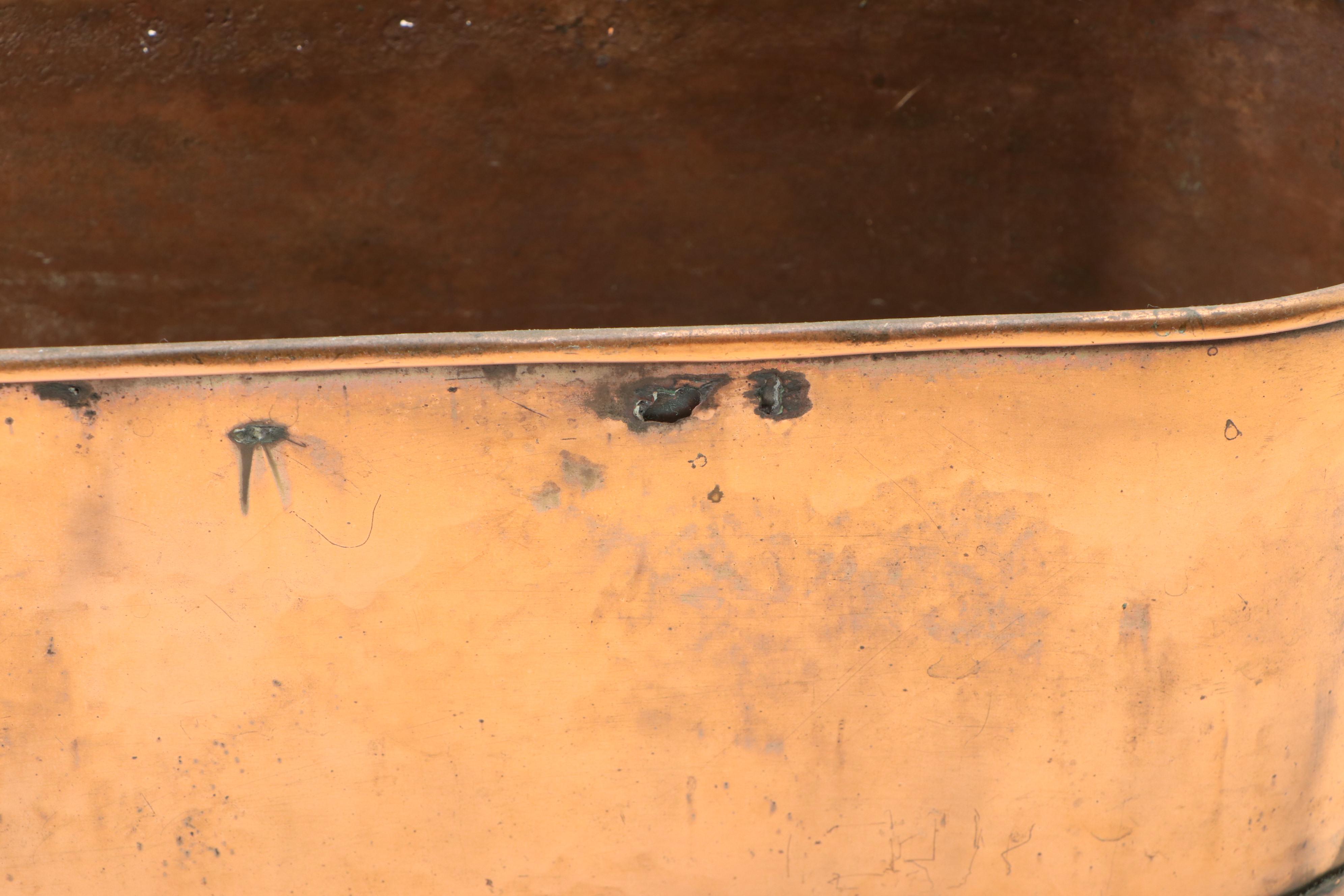 Paul Revere Copper Finish Pan with Other Cookware and Bowls