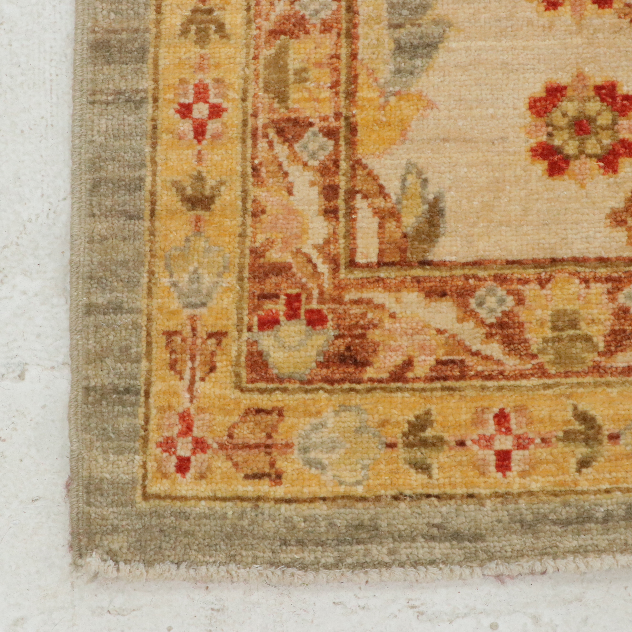 10' x 14' Hand-Knotted Indo-Persian Style Contemporary Room-Sized Rug