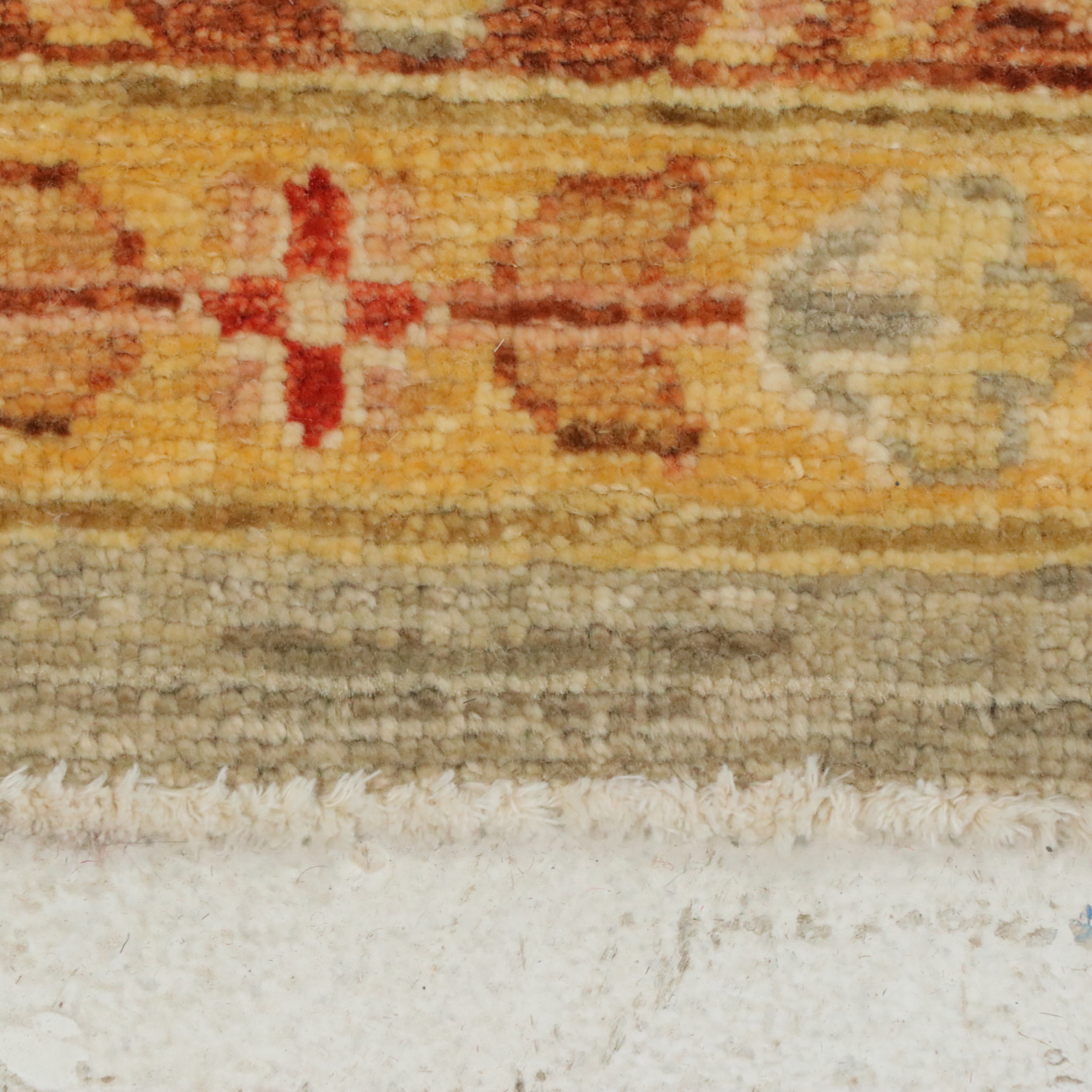 10' x 14' Hand-Knotted Indo-Persian Style Contemporary Room-Sized Rug