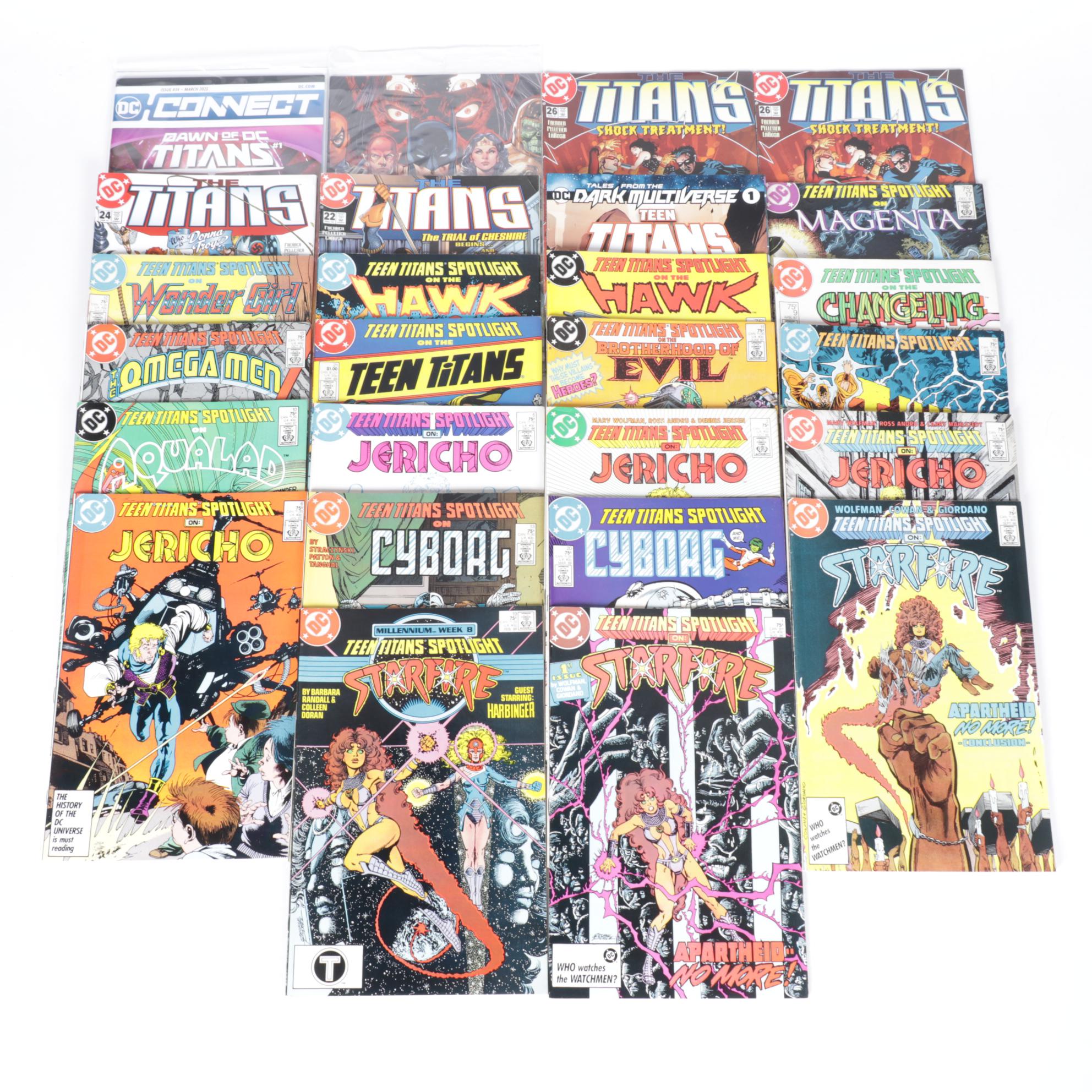 DC Comics Teen Titans Spotlight & Other Comic Book Collections