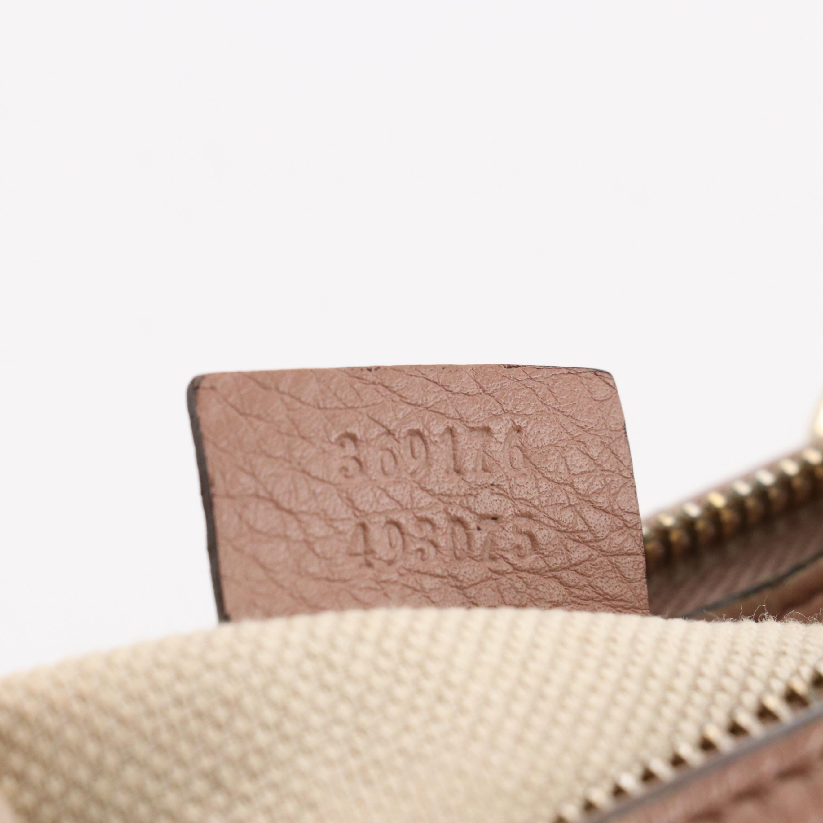 Gucci Leather Small Soho Top Handle Two-Way Tote Bag with Tassel Zip