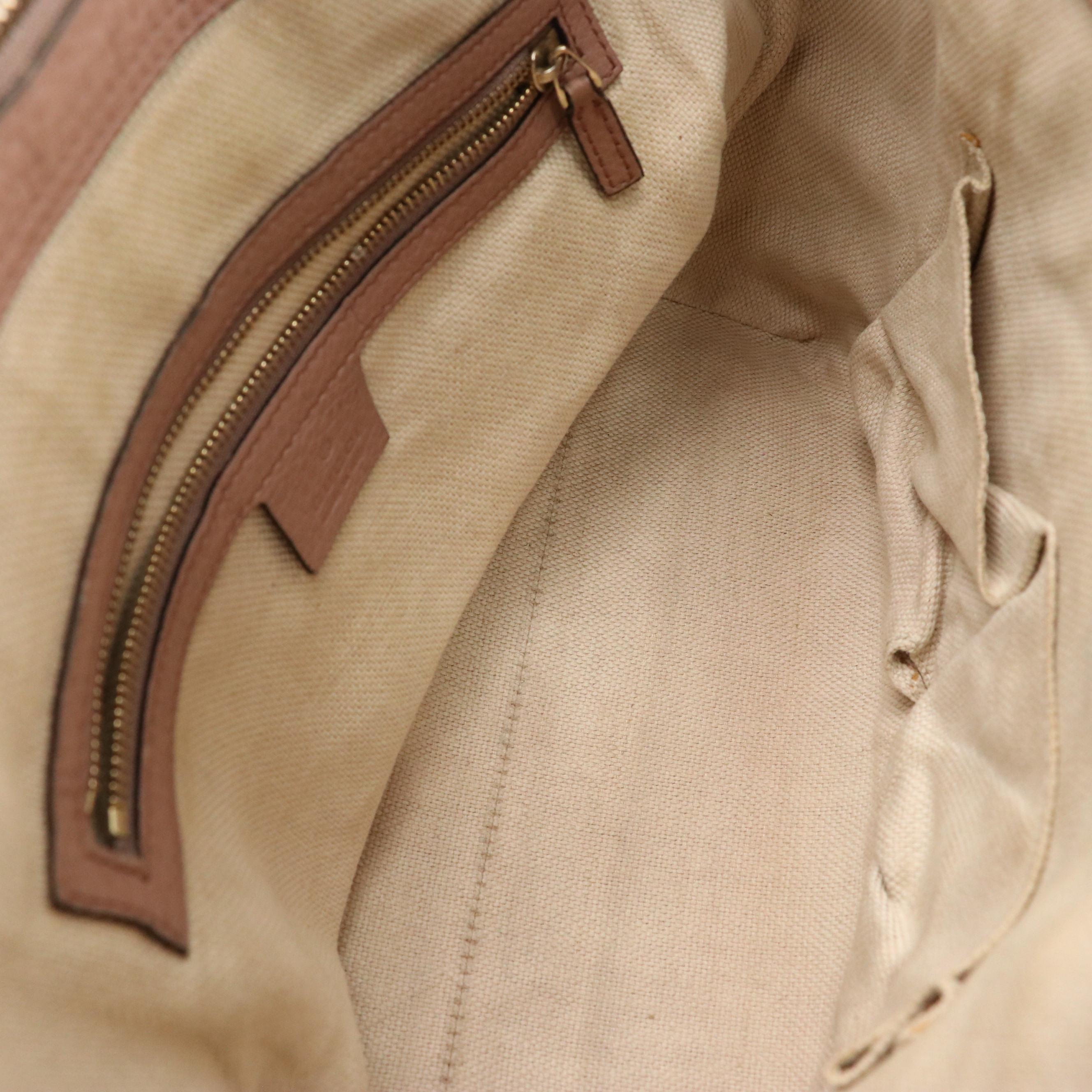 Gucci Leather Small Soho Top Handle Two-Way Tote Bag with Tassel Zip