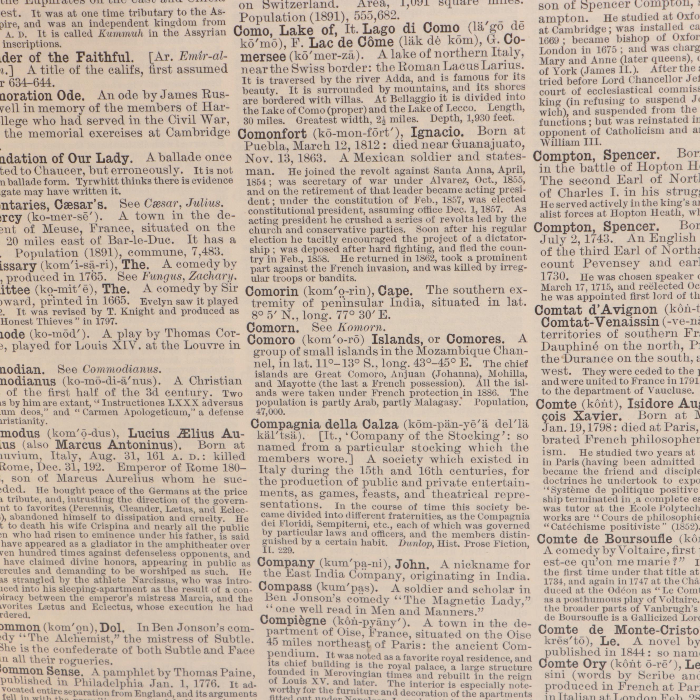 "The Century Cyclopedia of Names" with "The Century Dictionary" Vol. 1–6