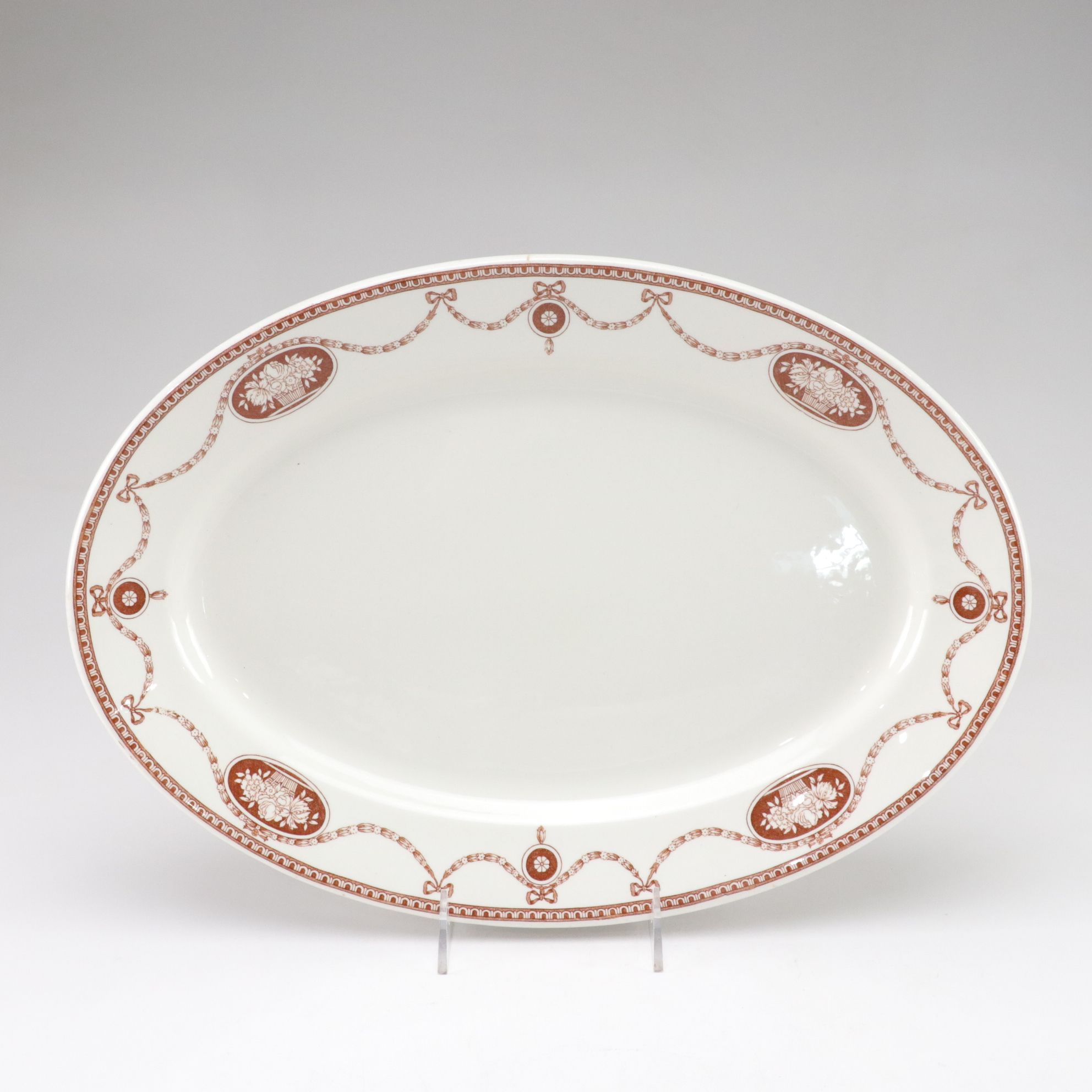 John Maddock & Sons "Delaware" Platter with Noritake & More Assorted Dinnerware