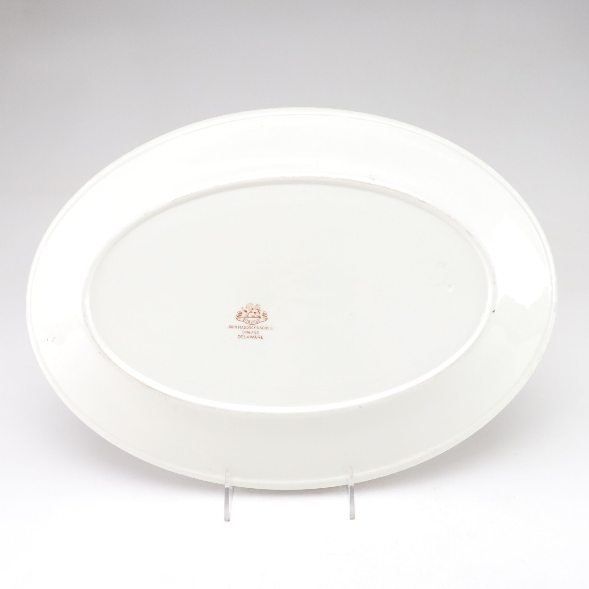 John Maddock & Sons "Delaware" Platter with Noritake & More Assorted Dinnerware