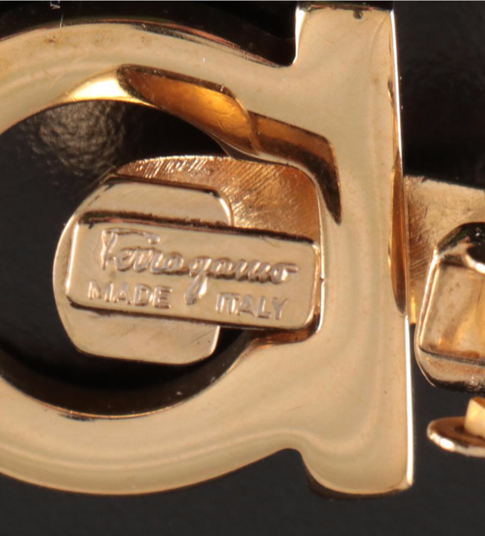 Salvatore Ferragamo Gancini Drop Clip Earrings