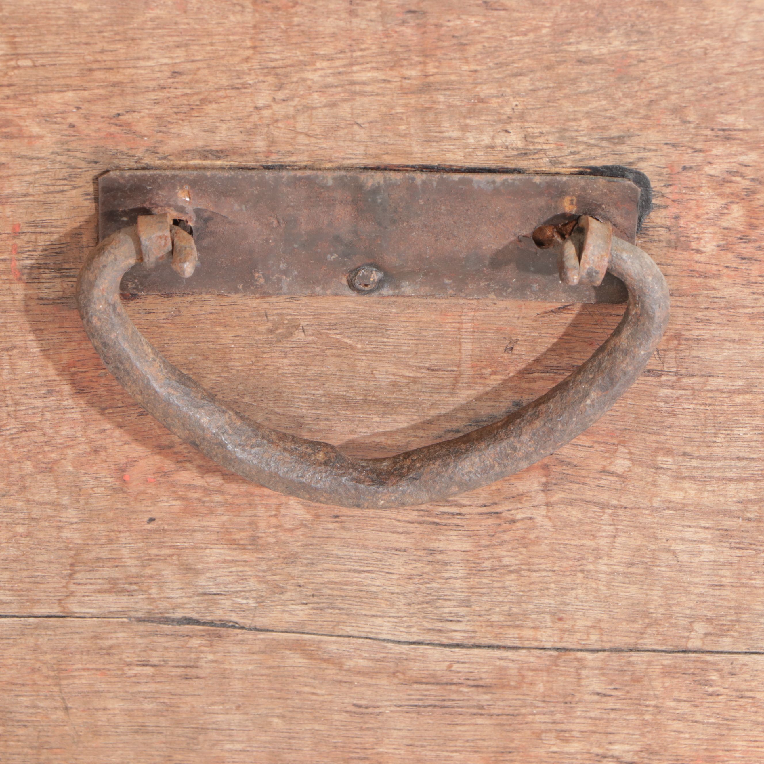 Dovetailed Elm Chest, 18th Century