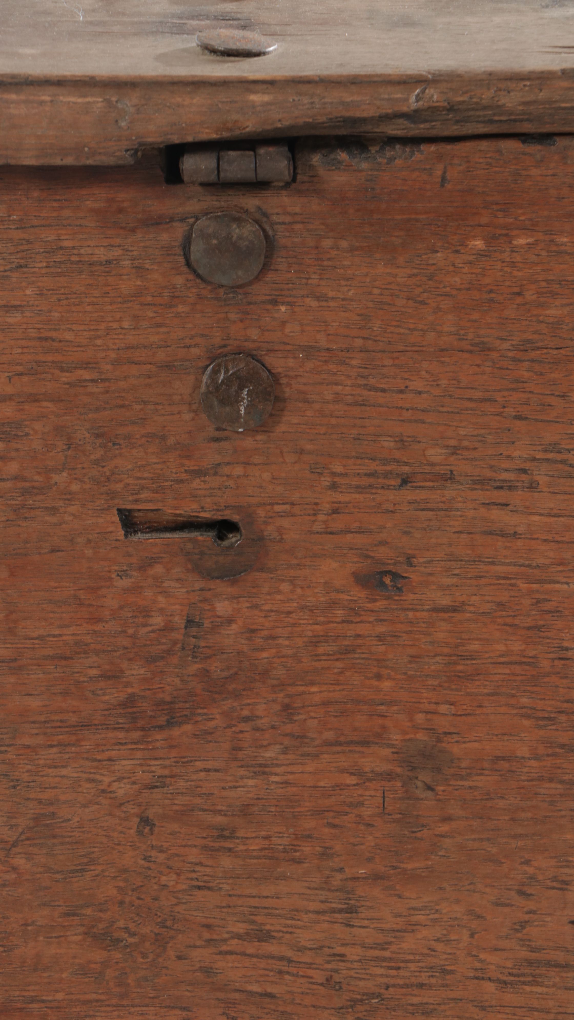 Dovetailed Elm Chest, 18th Century