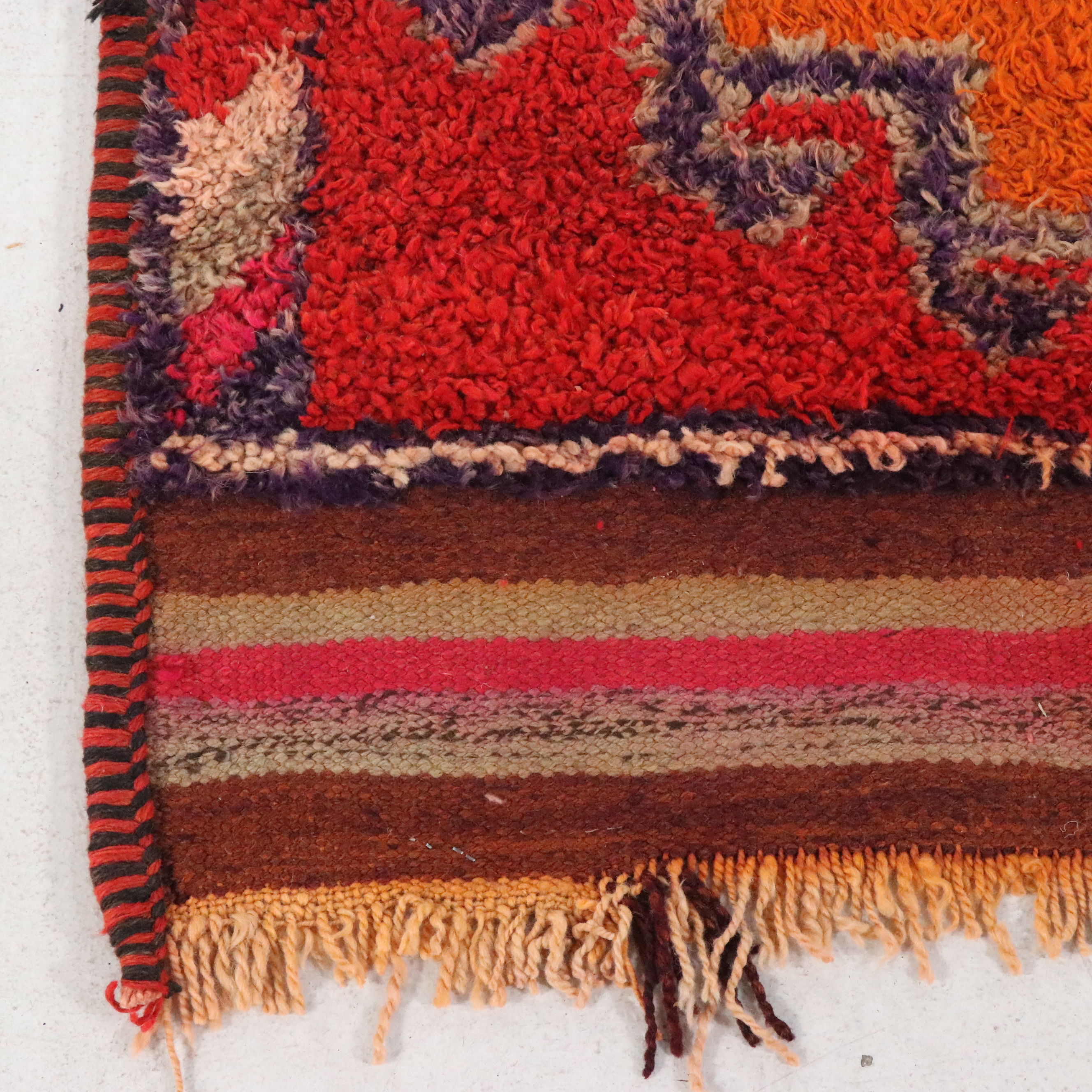 3'1 x 11' Hand-Knotted Moroccan Berber Long Rug