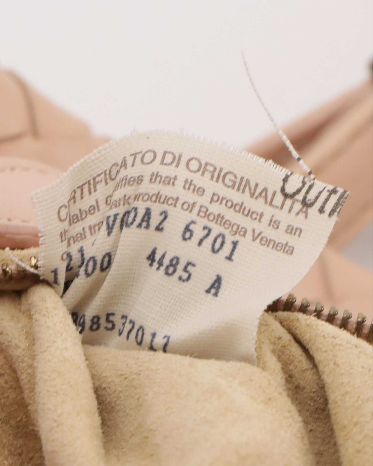 Bottega Veneta Intrecciato Lambskin Leather Small Capri Tote with Pocket Mirror