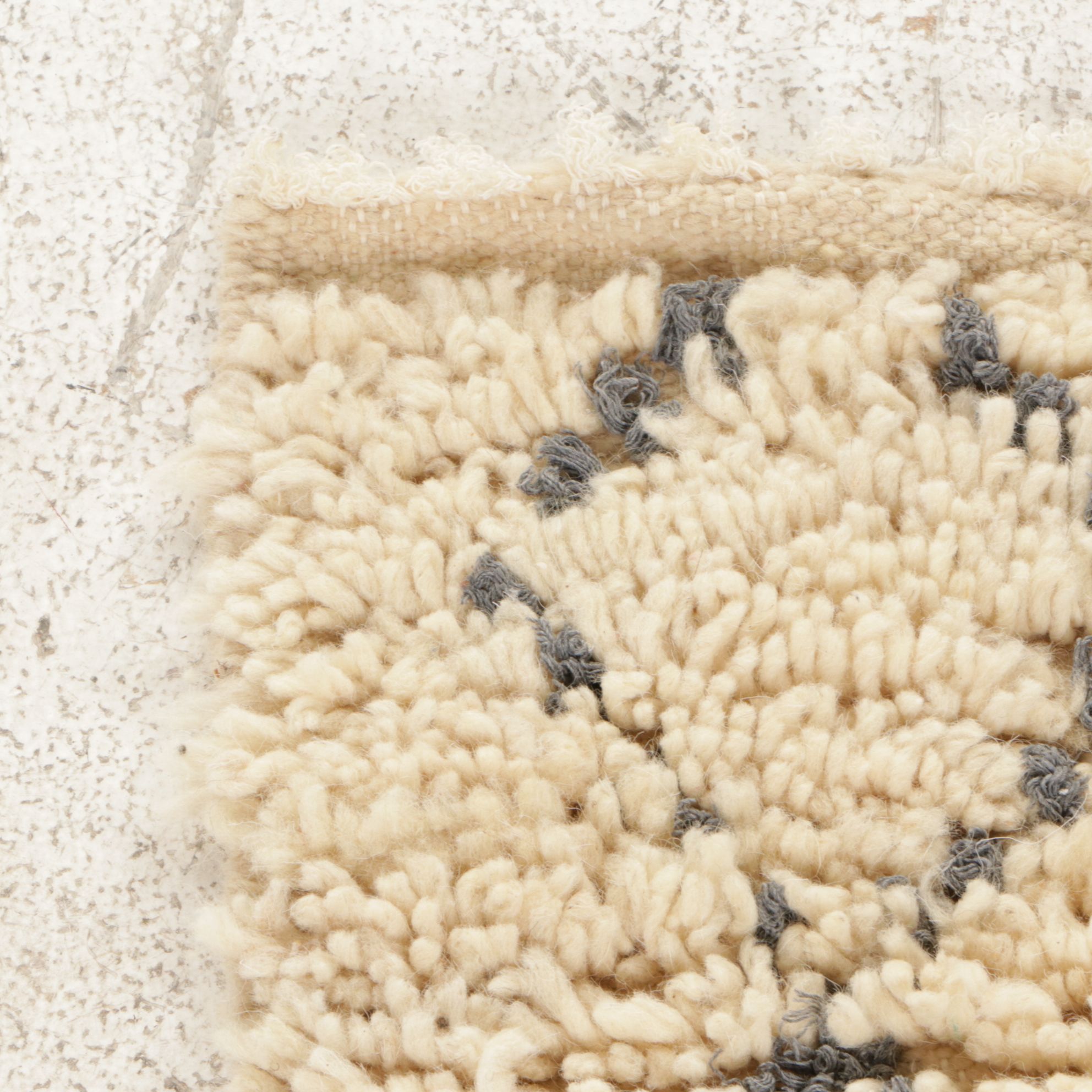 Three Hand-Knotted Moroccan Berber Accent Rugs