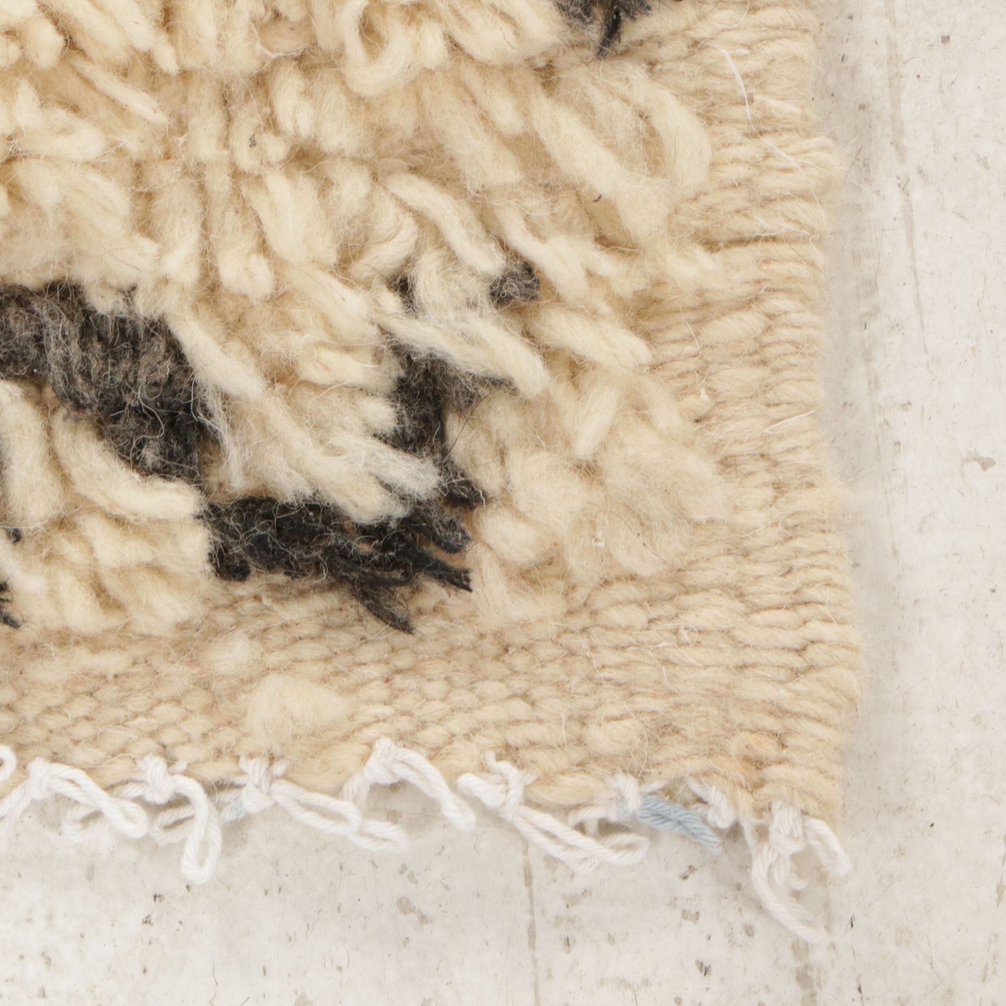 Three Hand-Knotted Moroccan Berber Accent Rugs