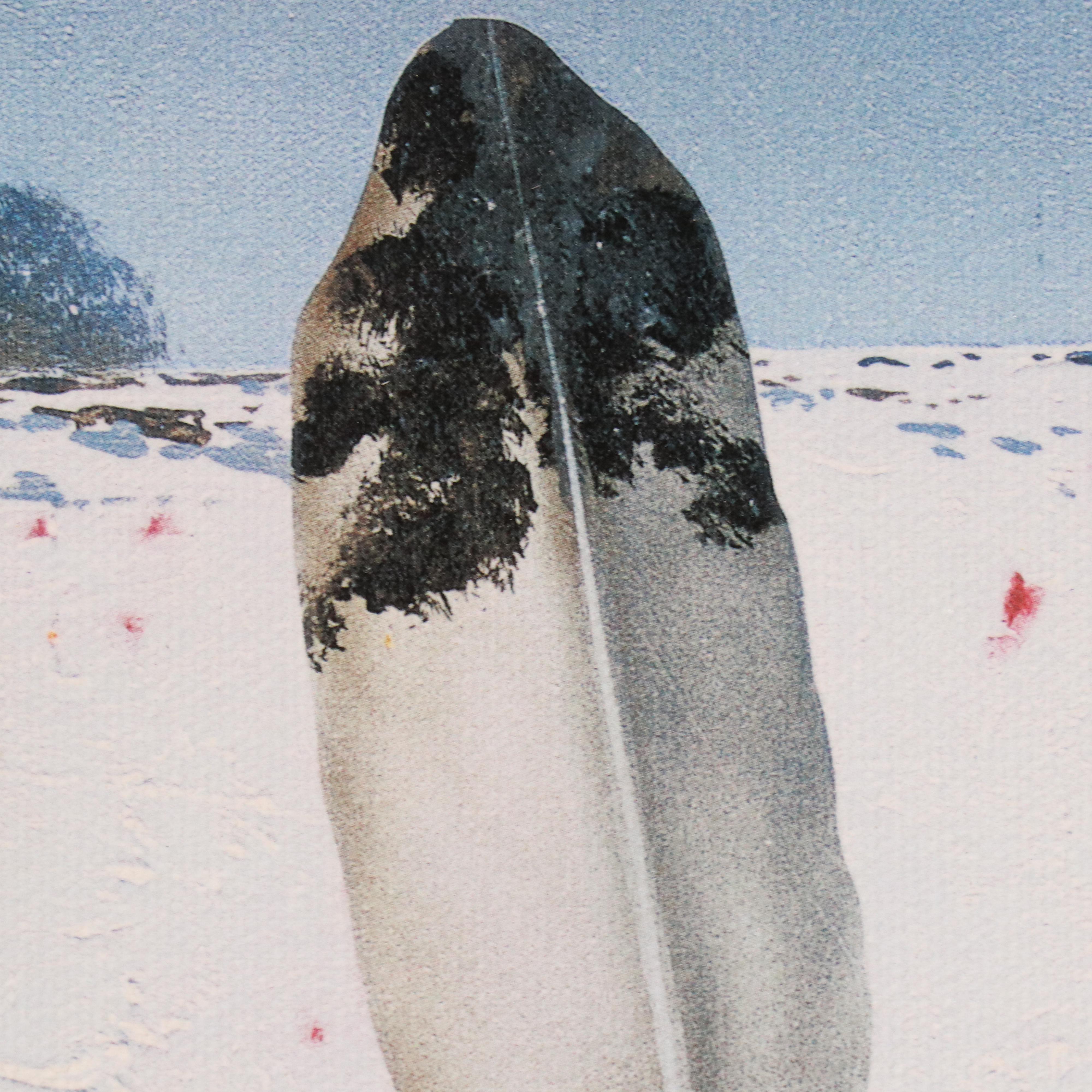 JD Challenger Offset Lithograph "Ghost Dance in the Snow"