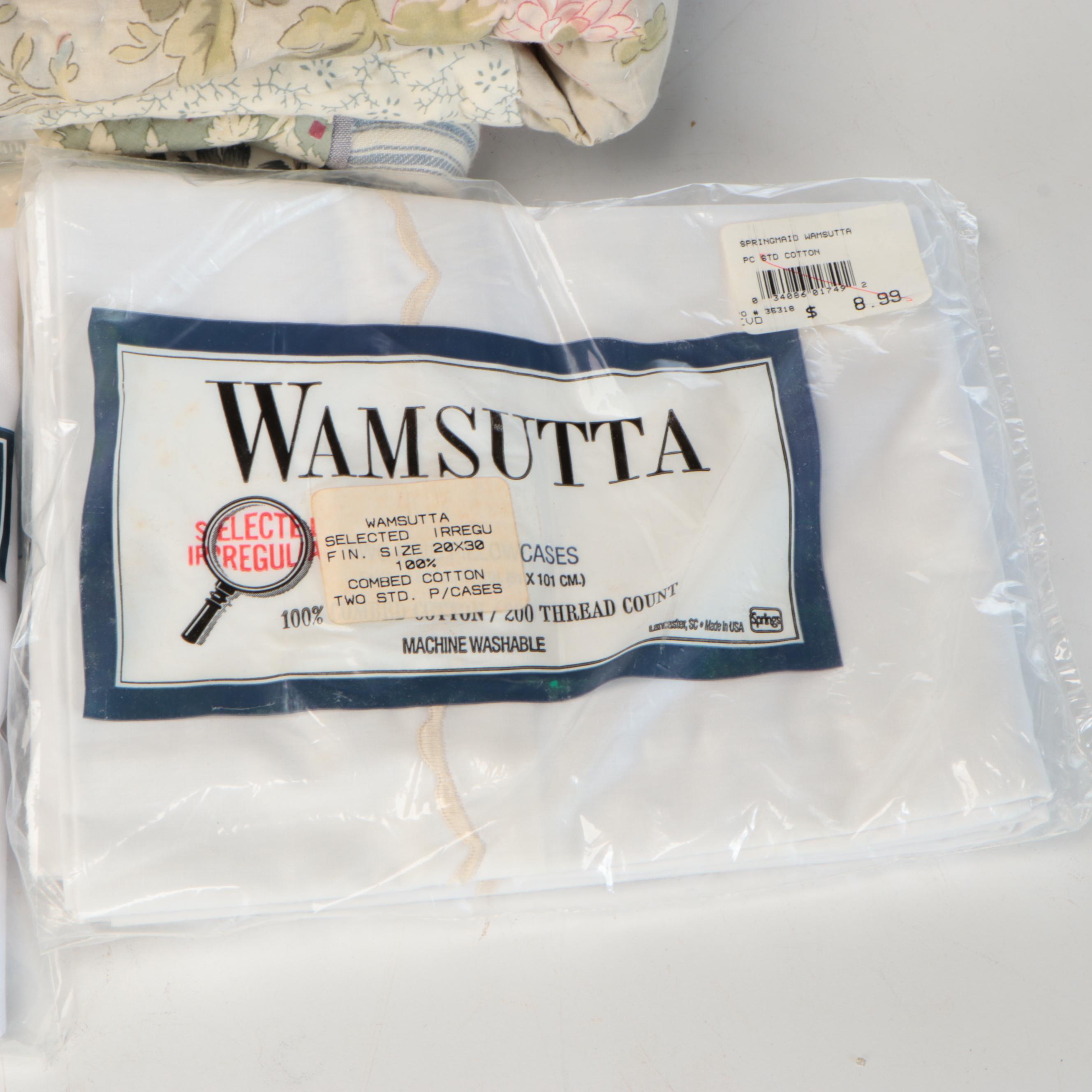 L.L. Bean Cotton Quilt, Wamsutta Cotton Pillowcases, and More Bedding