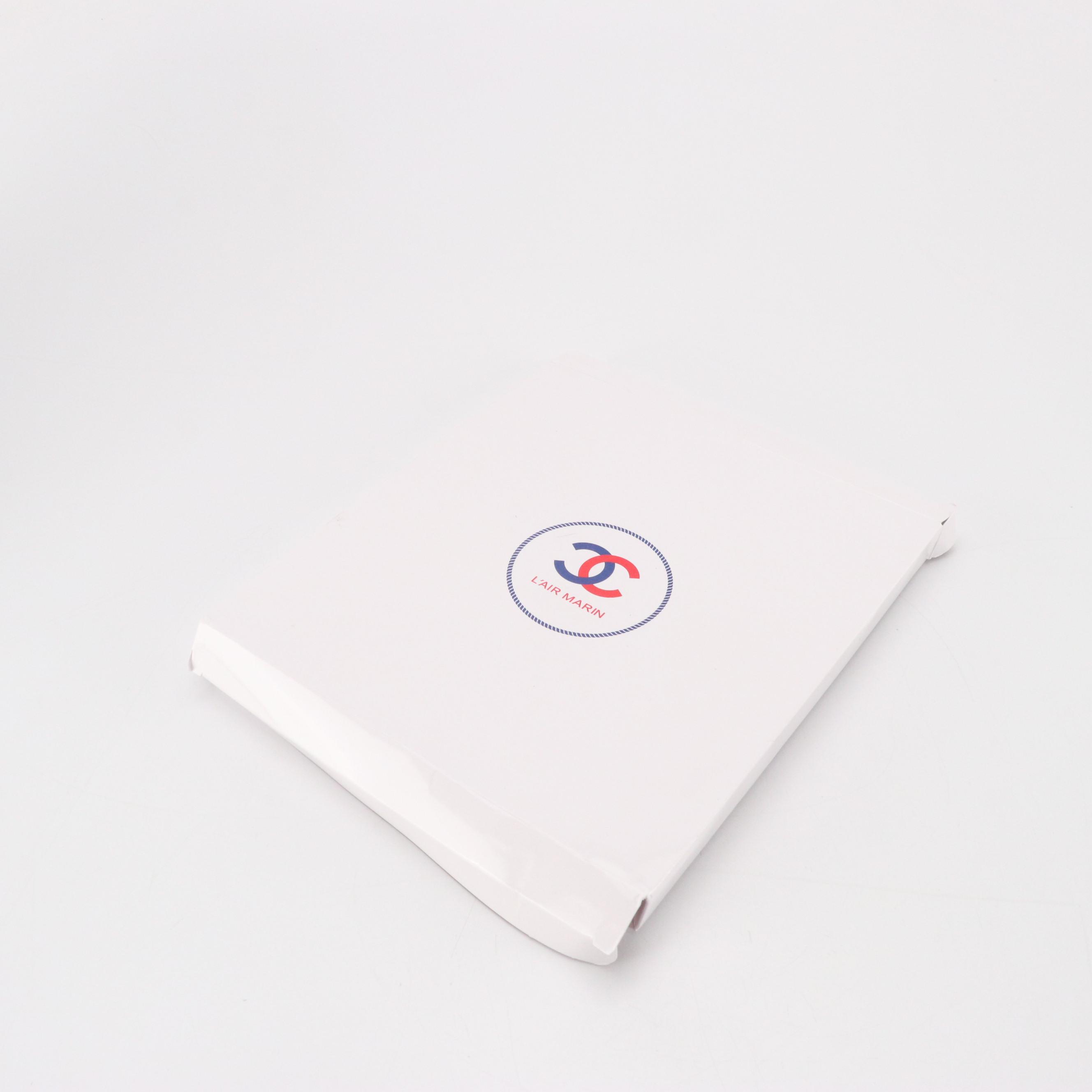 Chanel Beauté "L'Air Marin" Promotional Drawstring Striped Pouch in Box