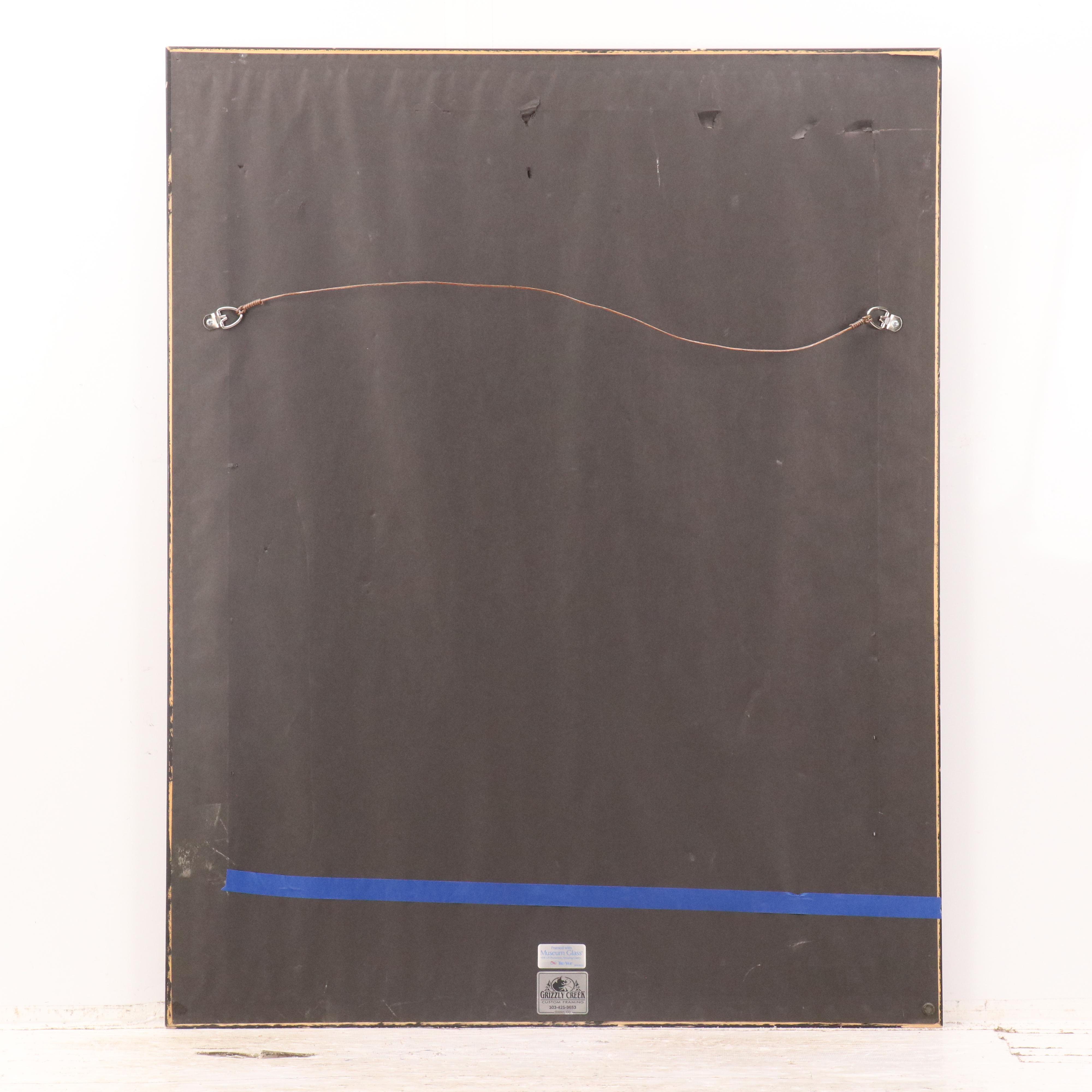 Serigraph After Marc Chagall "Autoportrait avec Bouquet"