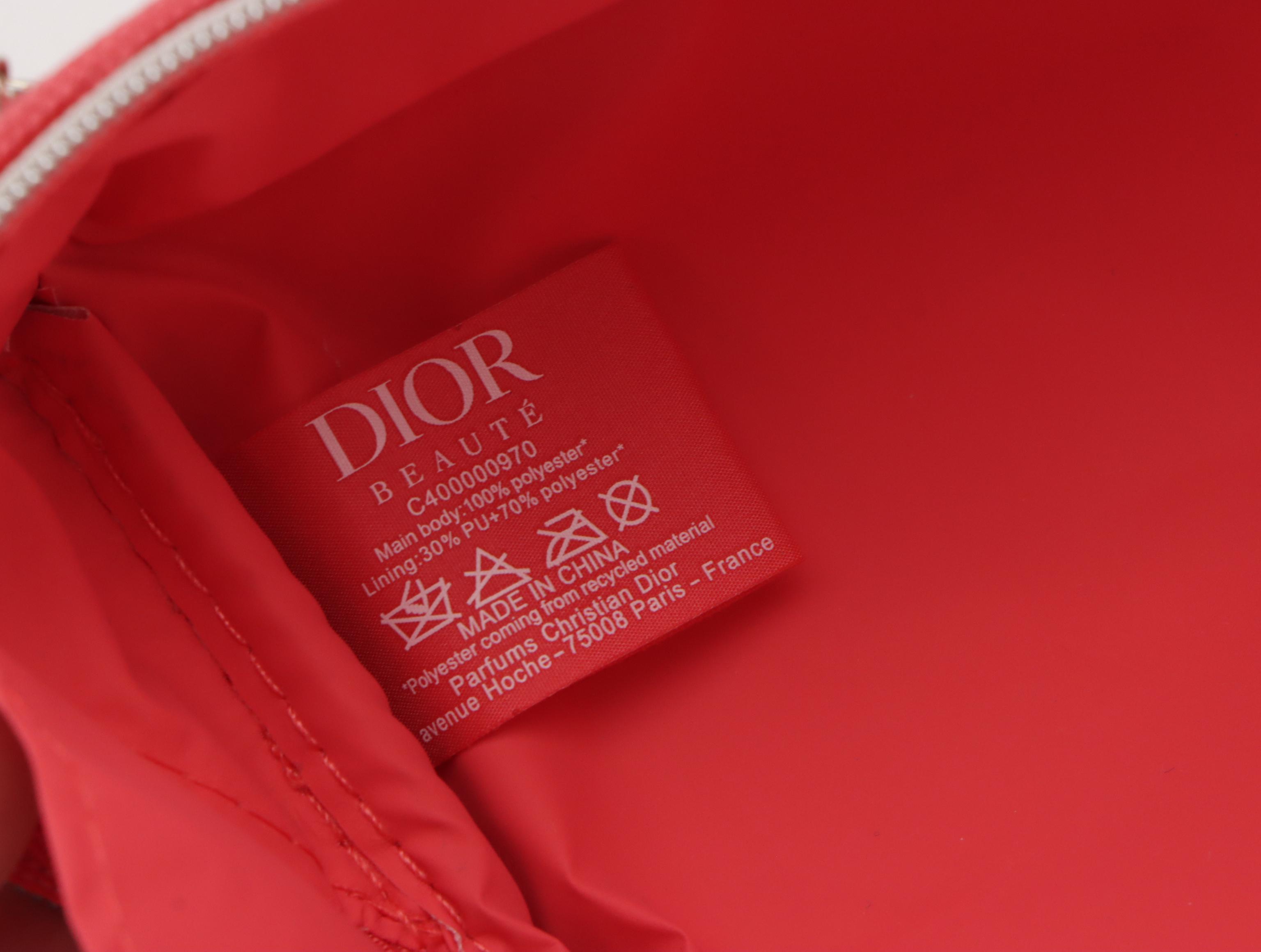 Christian Dior Beauté Promotional Double Chain CD Logo Pouch