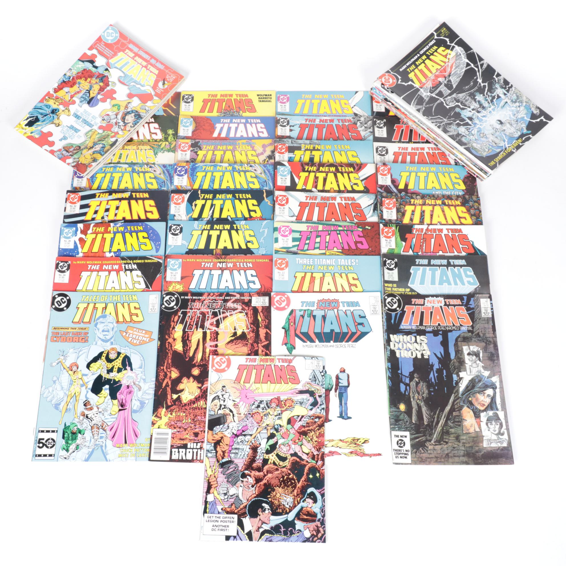 DC Comics "The New Teen Titans" Bronze Age Comic Collections