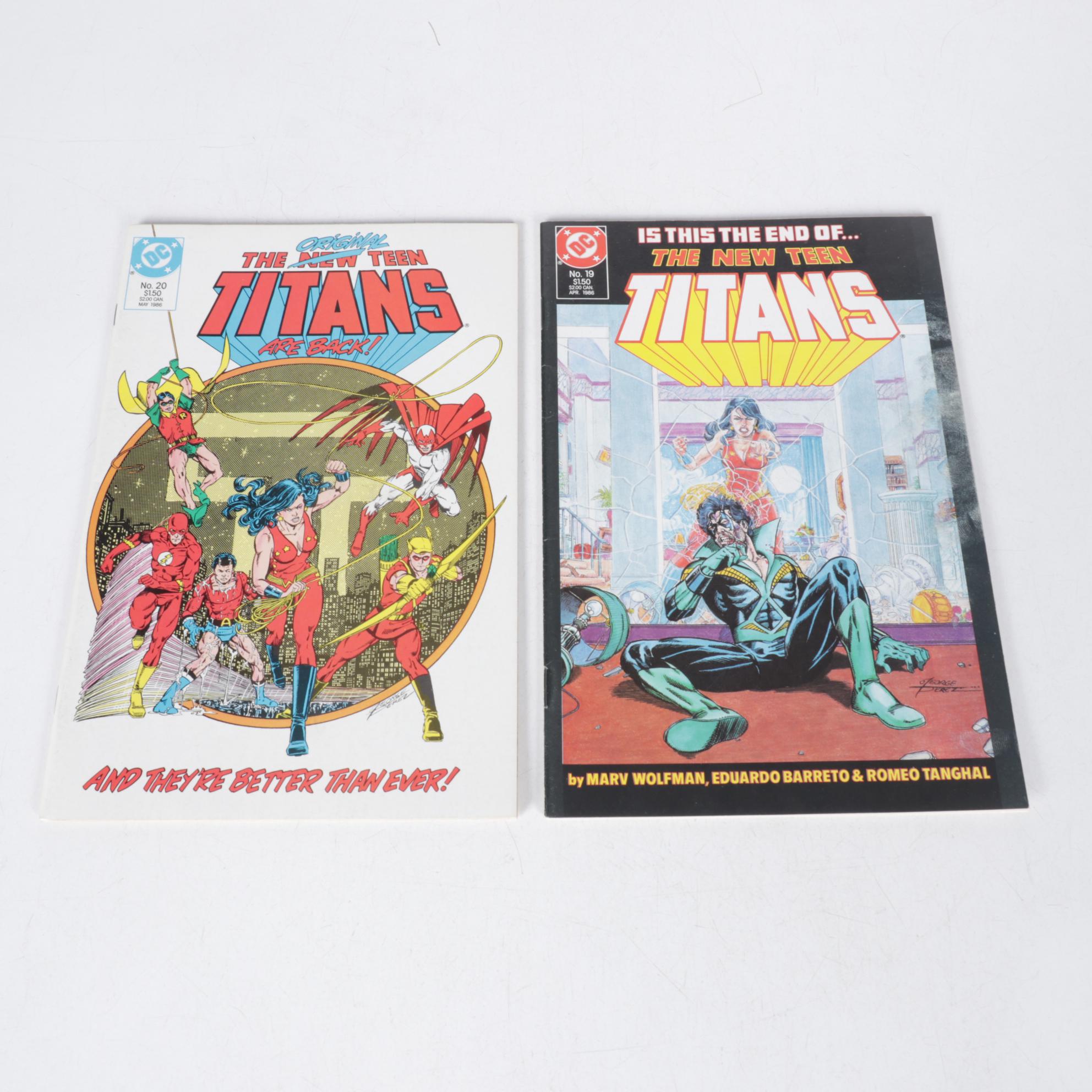 DC Comics "The New Teen Titans" Bronze Age Comic Collections