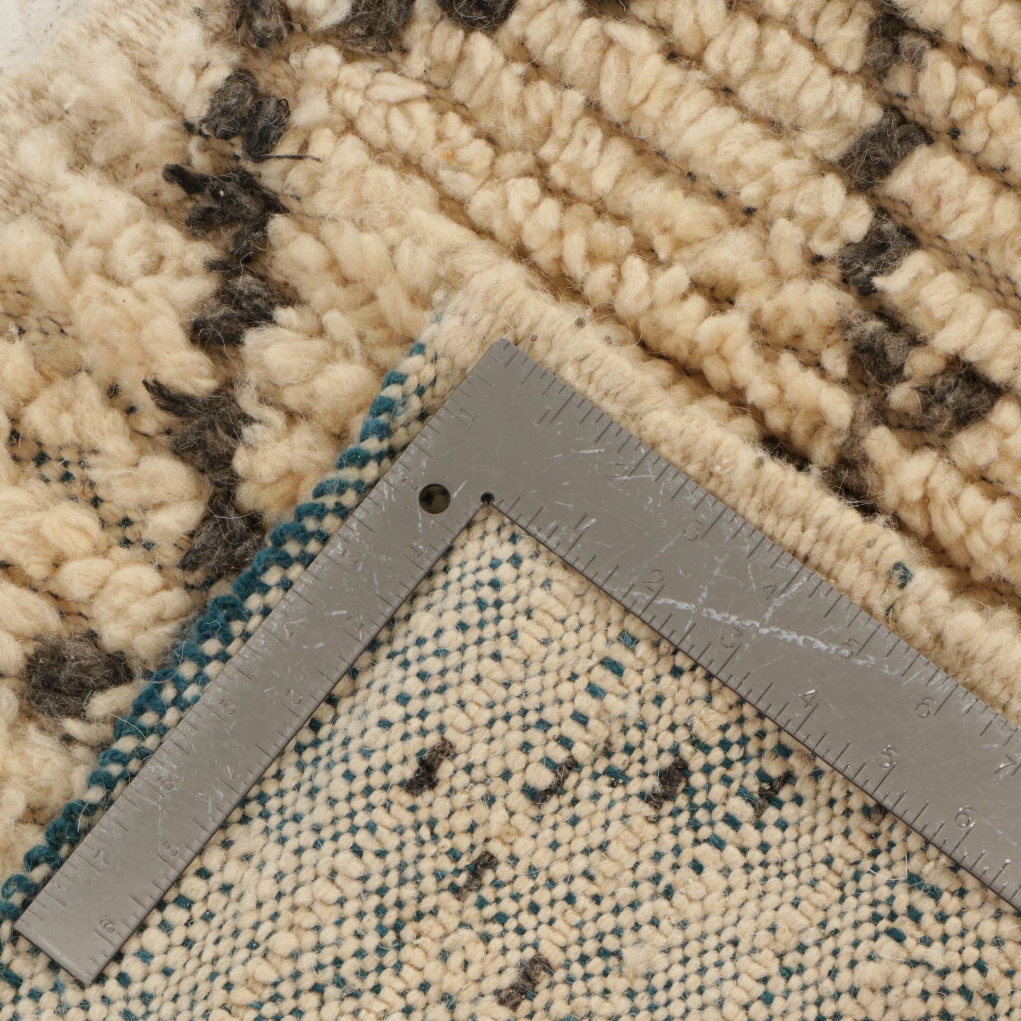 Four Hand-Knotted Moroccan Berber Accent Rugs