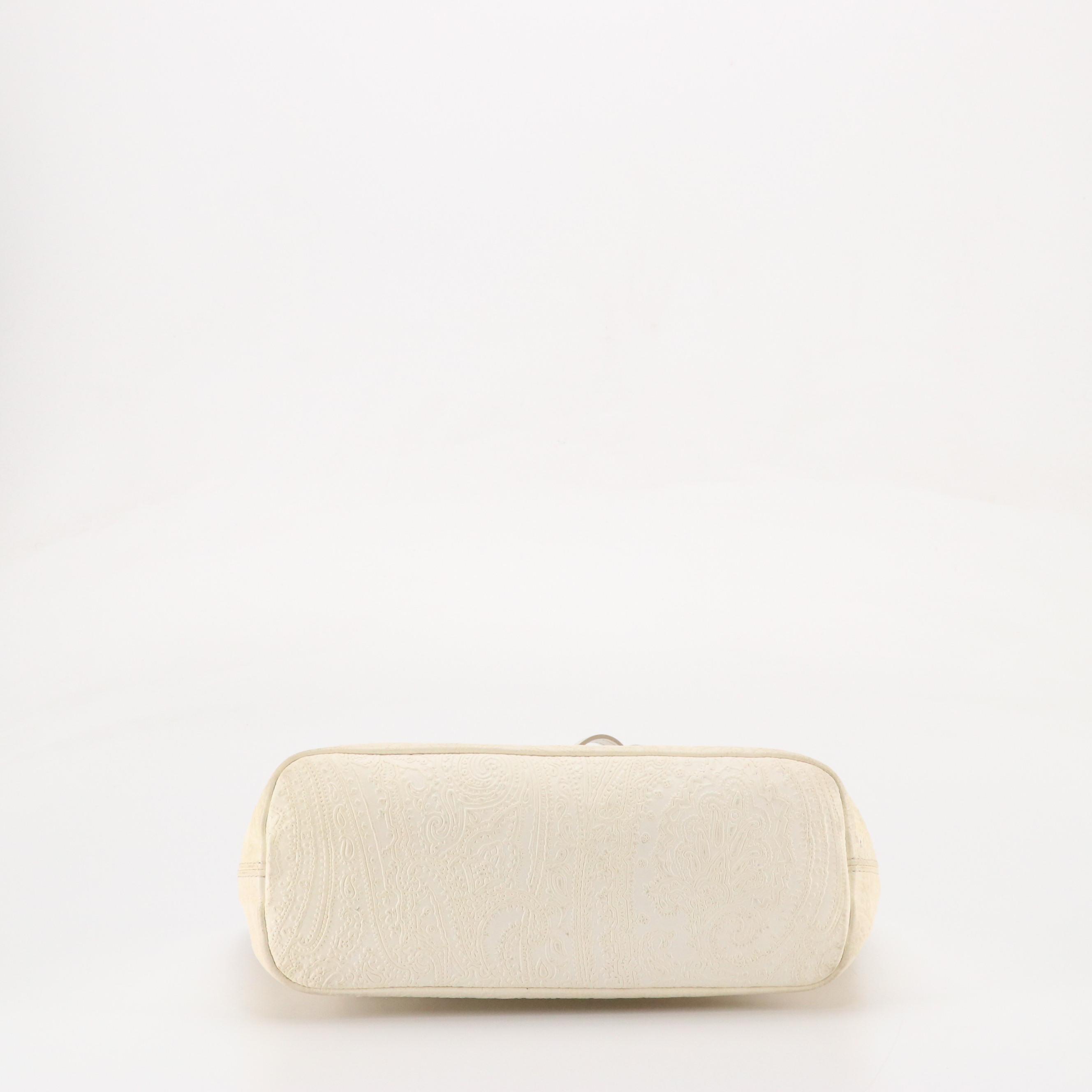 ETRO Paisley Embossed Leather Shoulder Bag