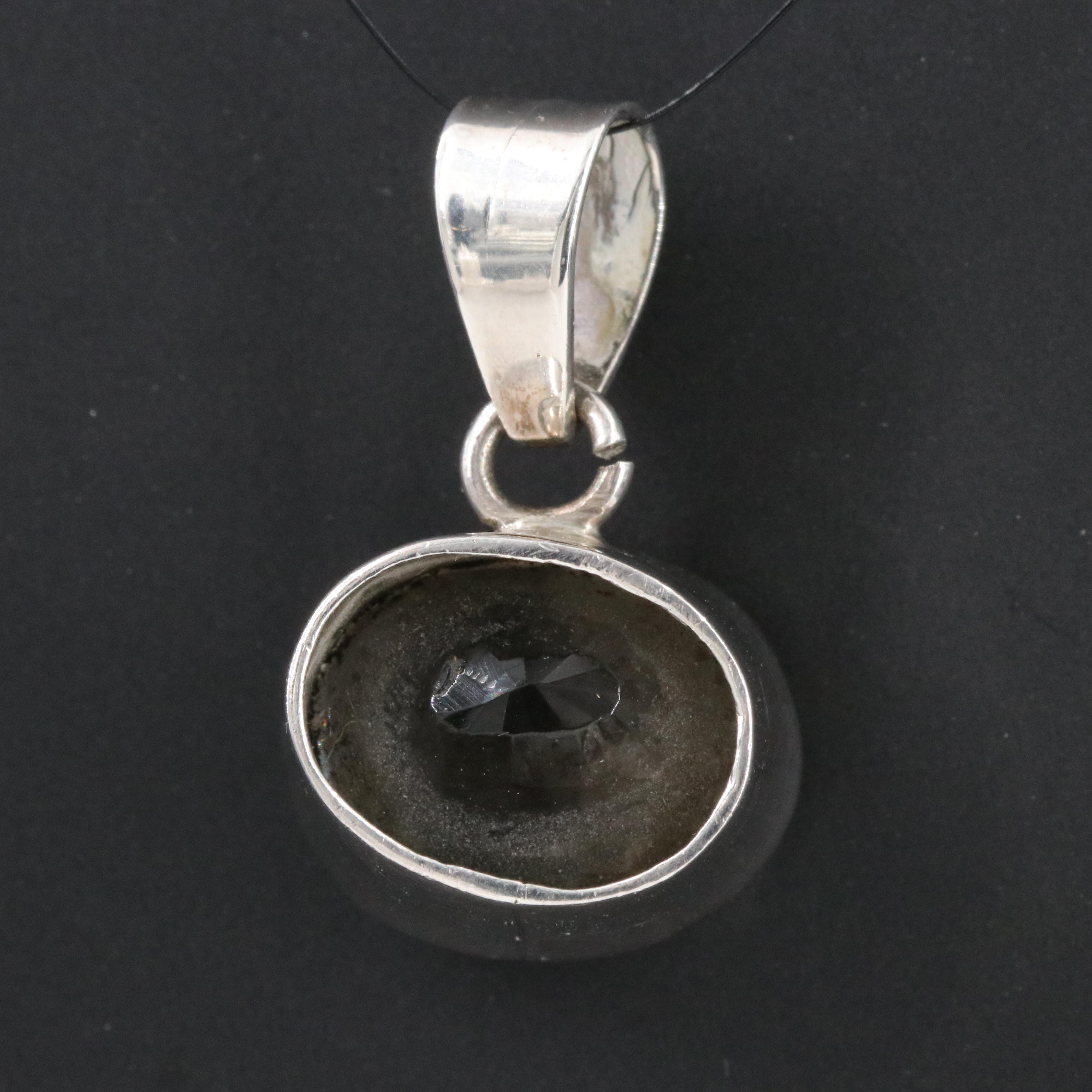 Sterling Citrine Pendant