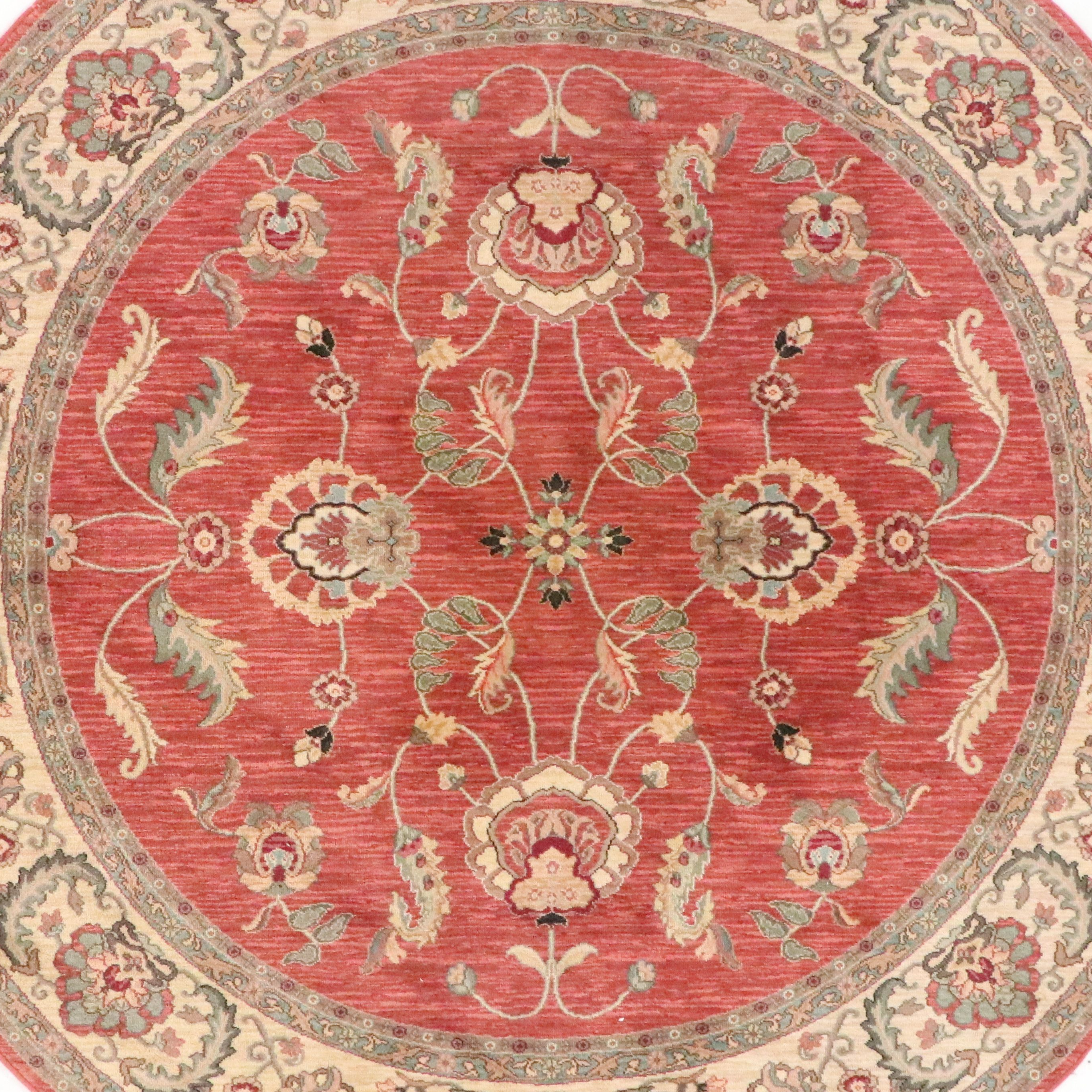 8'7 Round Machine Made Karastan Ashara "Agra" Area Rug