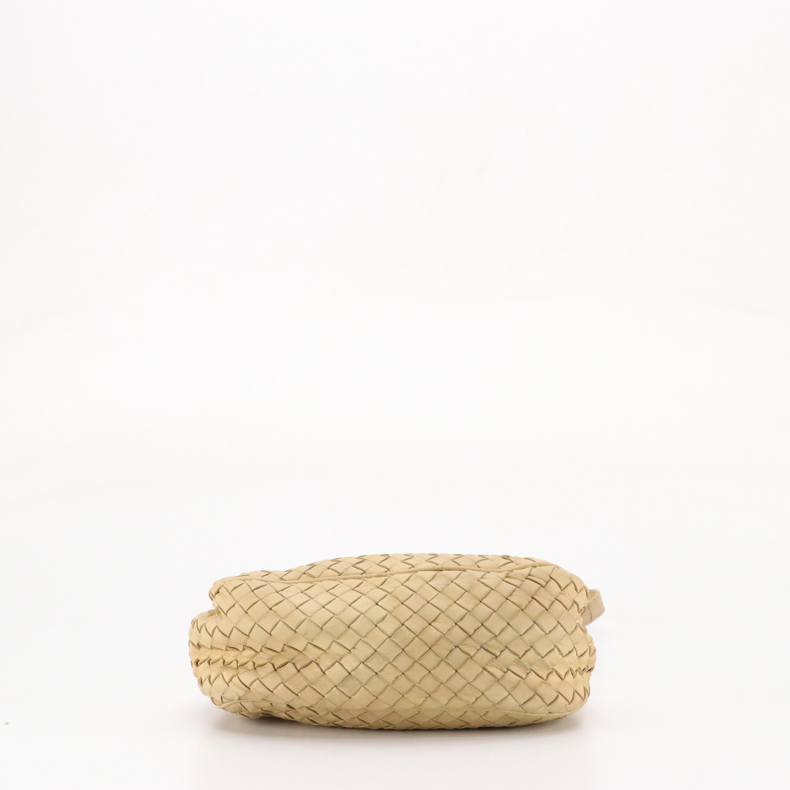 Bottega Veneta Intrecciato Lambskin Leather Shoulder Bag