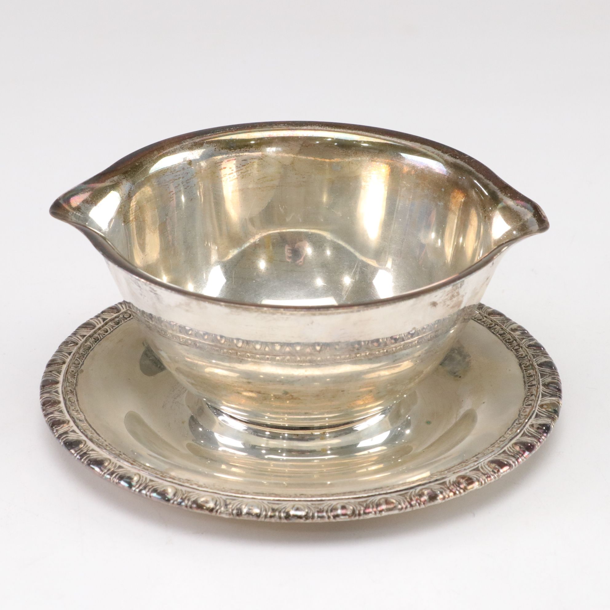 Apollo "Georgic" Silver Plate Footed Bowl with Other Itemsal