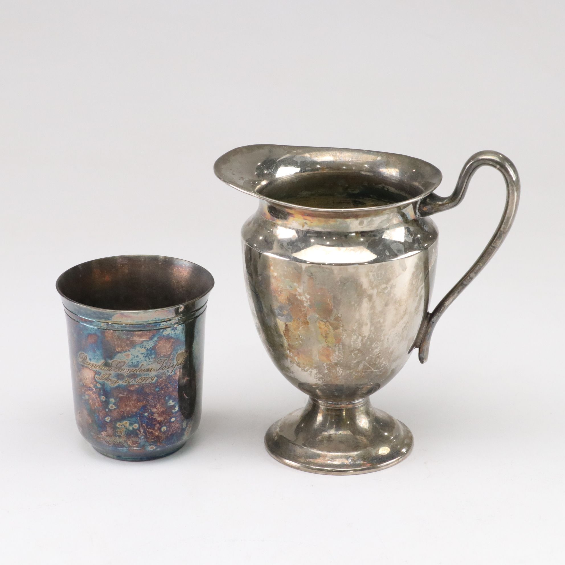 Apollo "Georgic" Silver Plate Footed Bowl with Other Itemsal