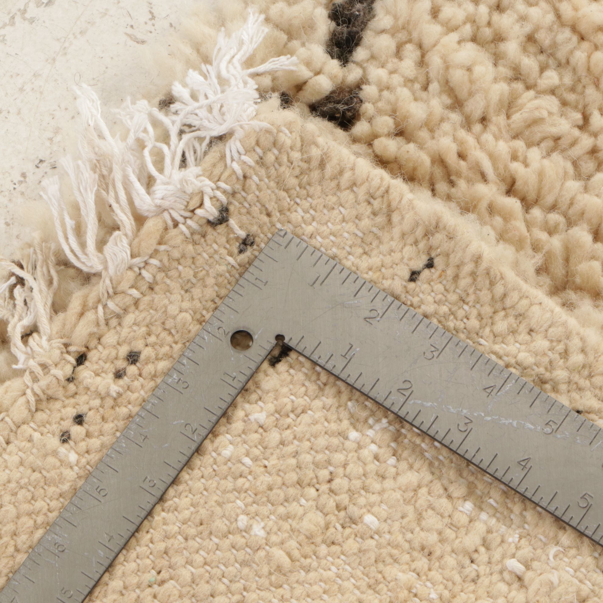 Three Hand-Knotted Moroccan Berber Accent Rugs