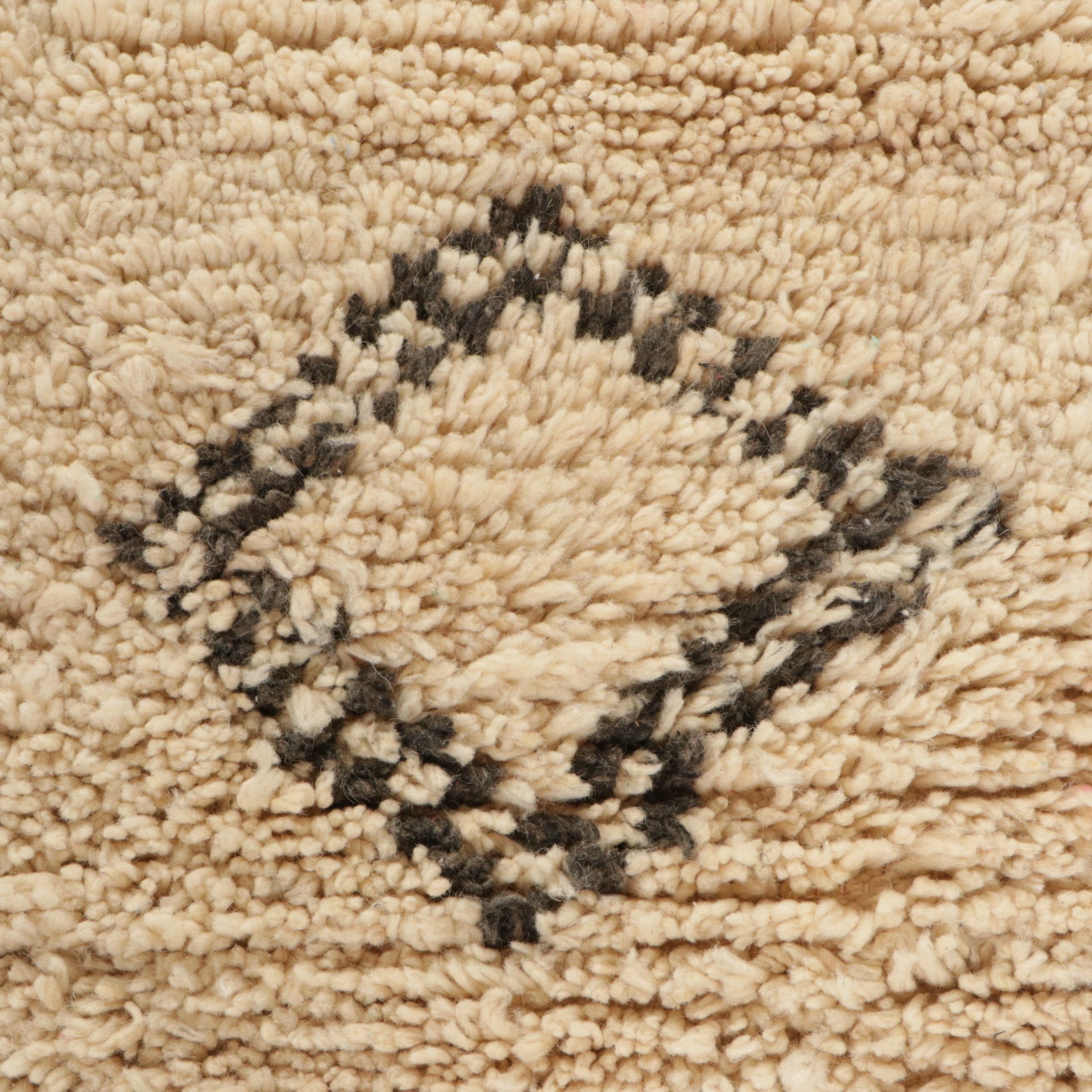 Three Hand-Knotted Moroccan Berber Accent Rugs