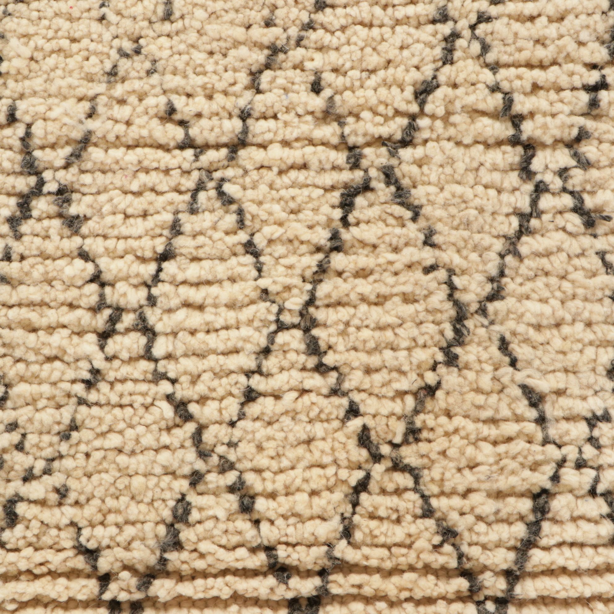Three Hand-Knotted Moroccan Berber Accent Rugs