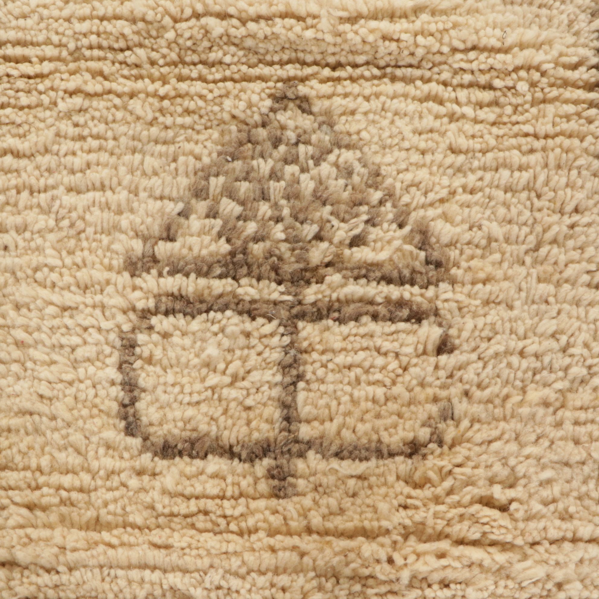 Three Hand-Knotted Moroccan Berber Accent Rugs